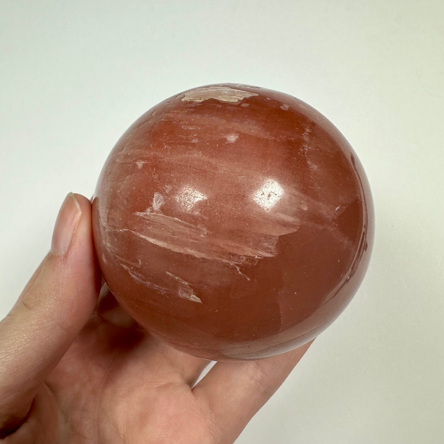 Rose Calcite Sphere (A)