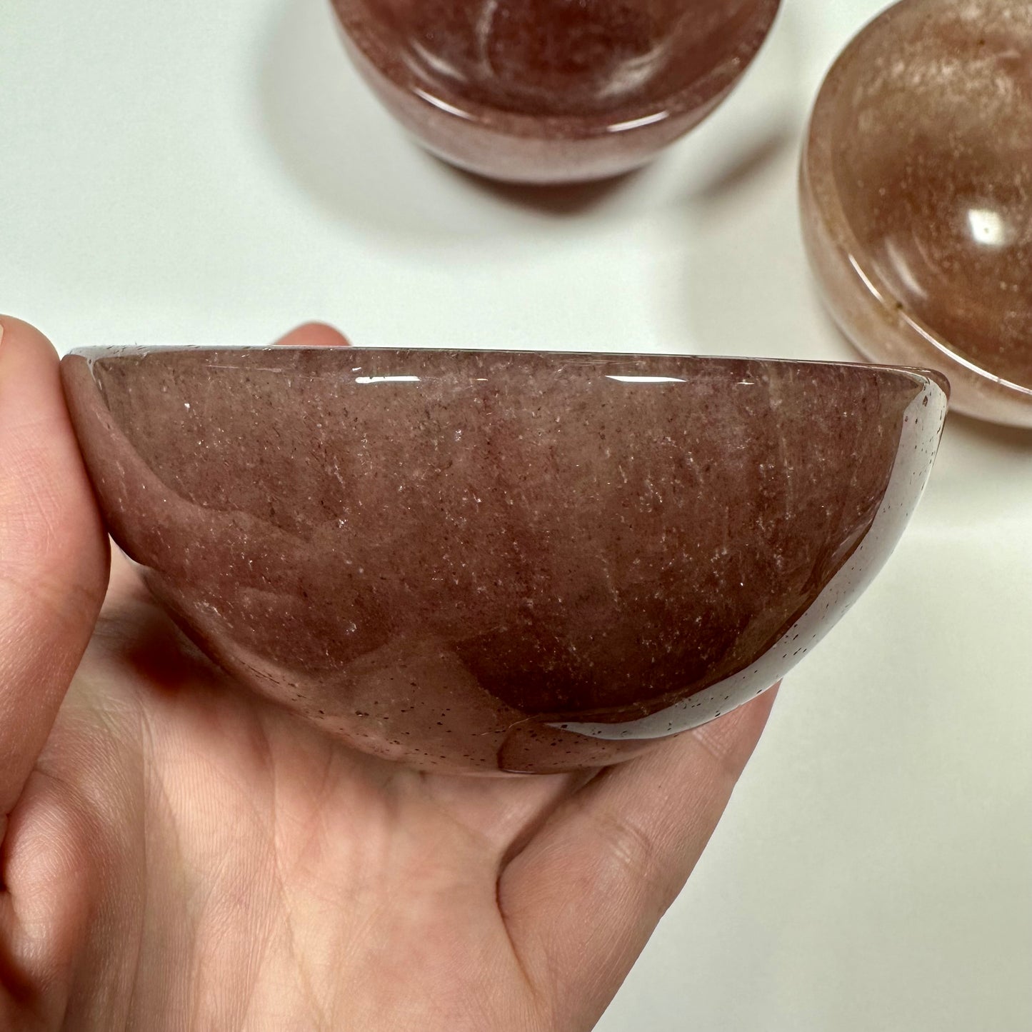 Strawberry Quartz Bowl (A)