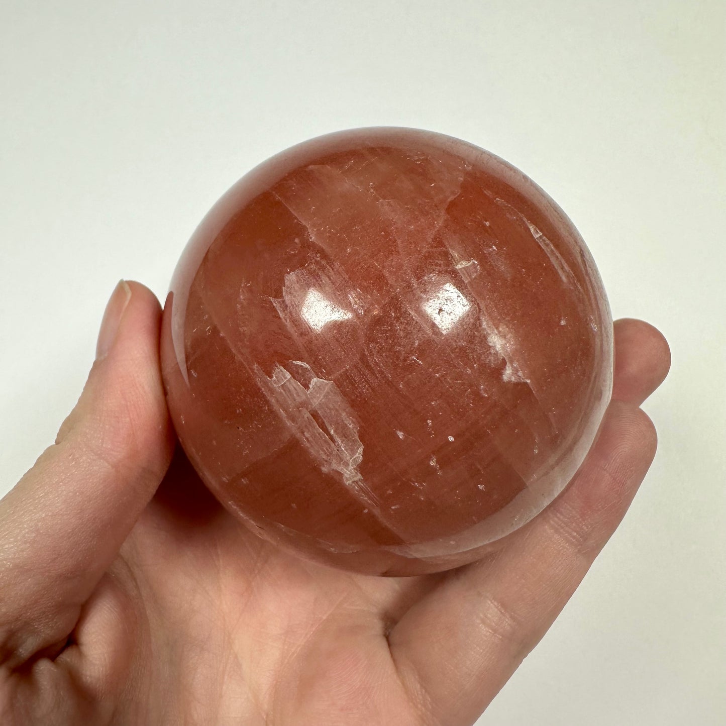 Rose Calcite Sphere (A)