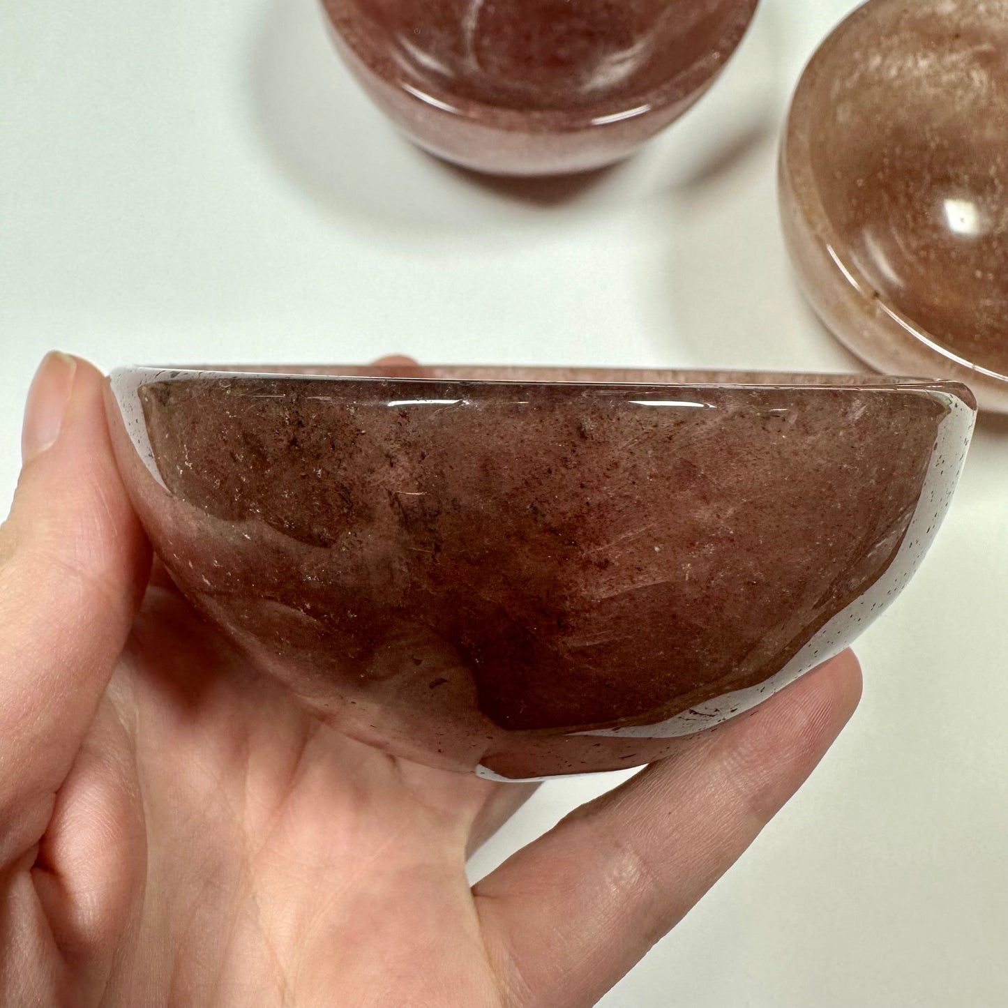 Strawberry Quartz Bowl (A)