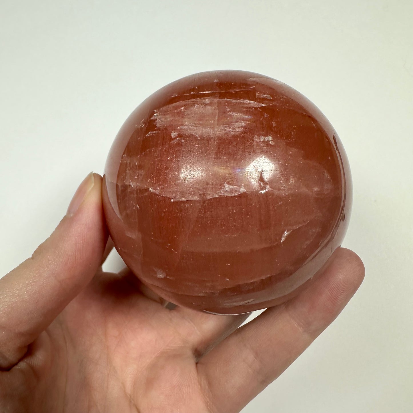 Rose Calcite Sphere (A)