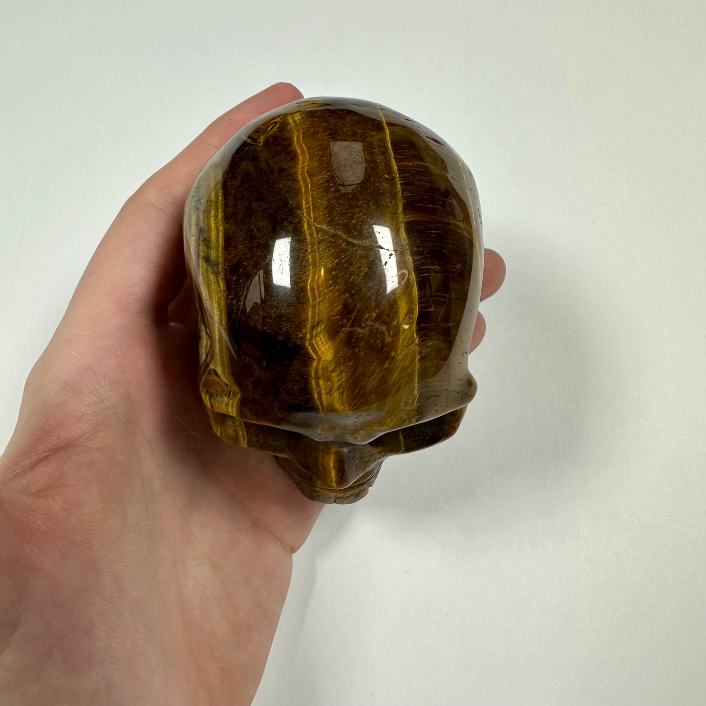 Tigers Eye Skull (A)