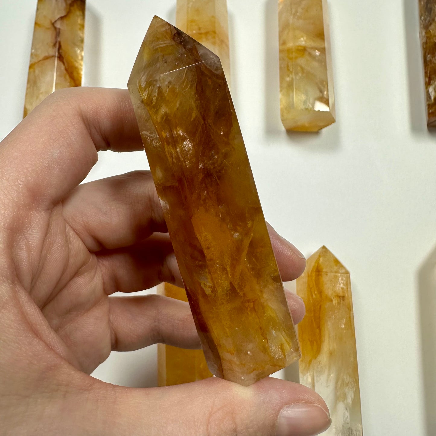 Golden Healer Quartz Tower (A)