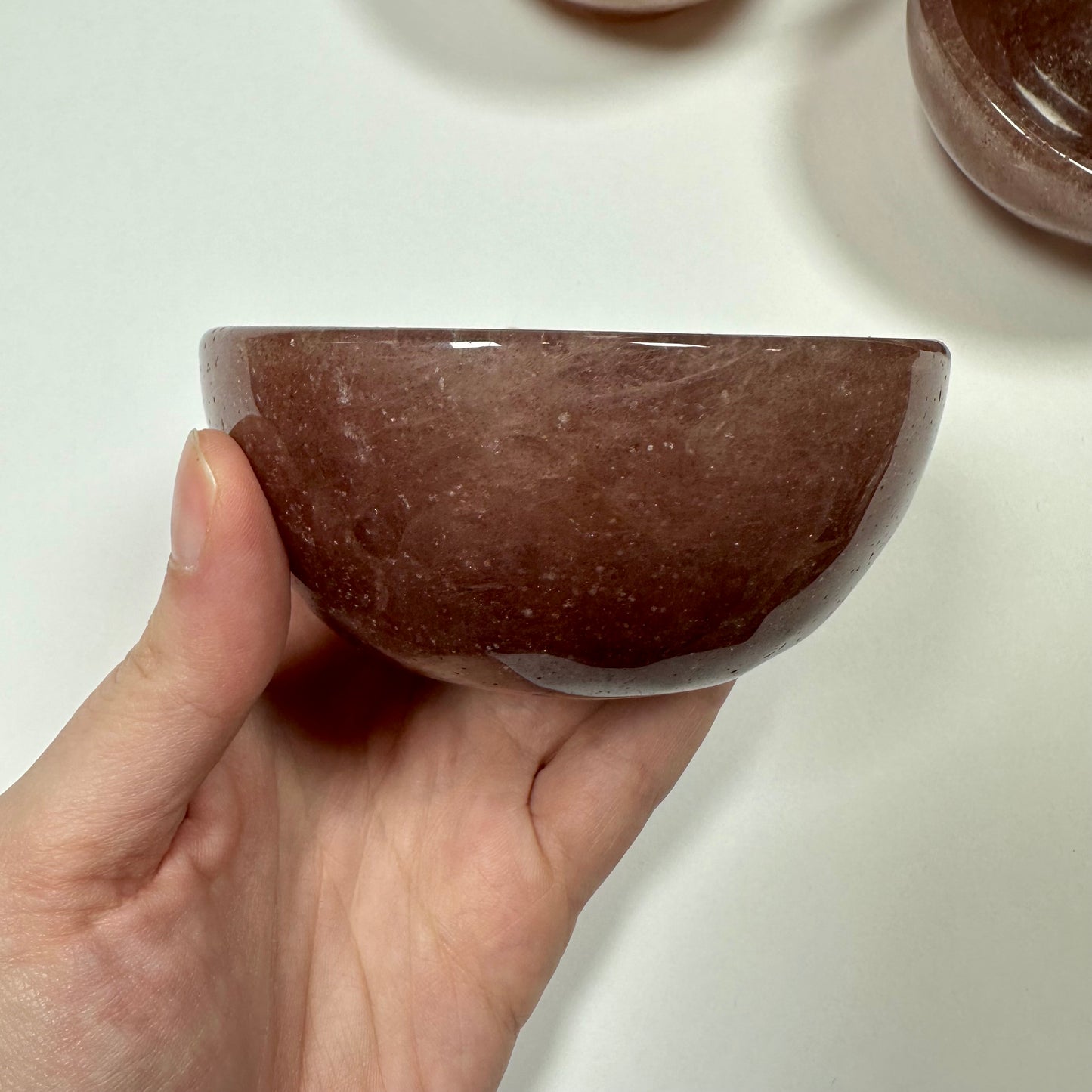 Strawberry Quartz Bowl (C)