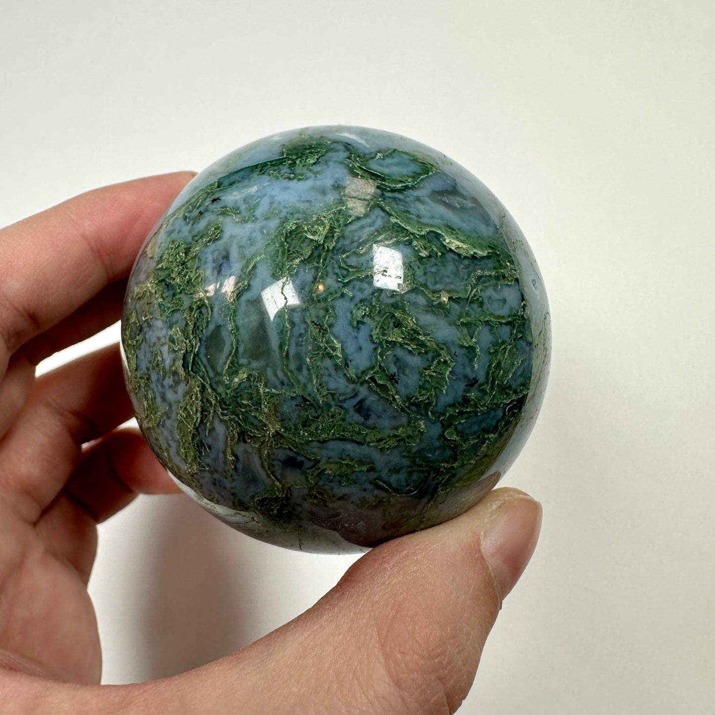 Moss Agate Sphere (B)