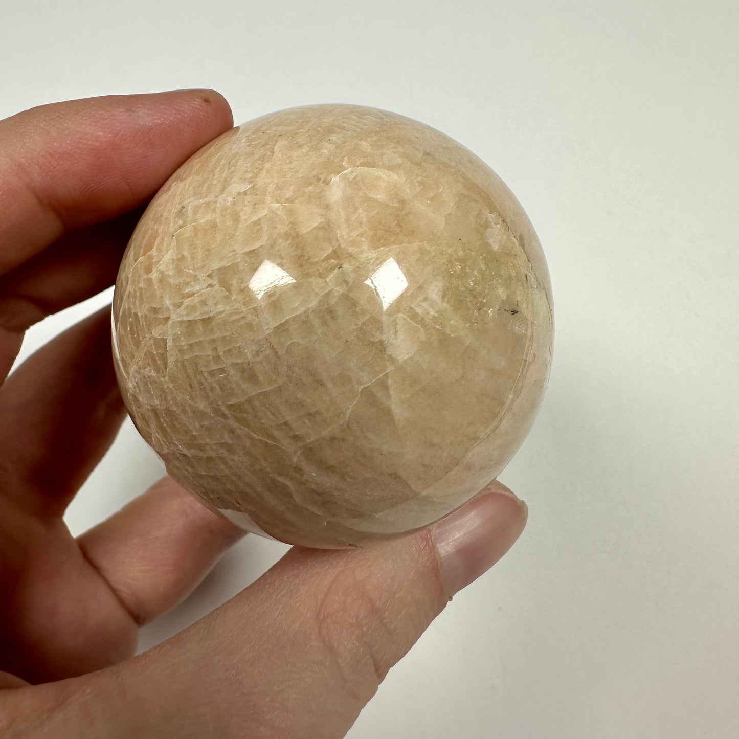 Creamy Moonstone Sphere
