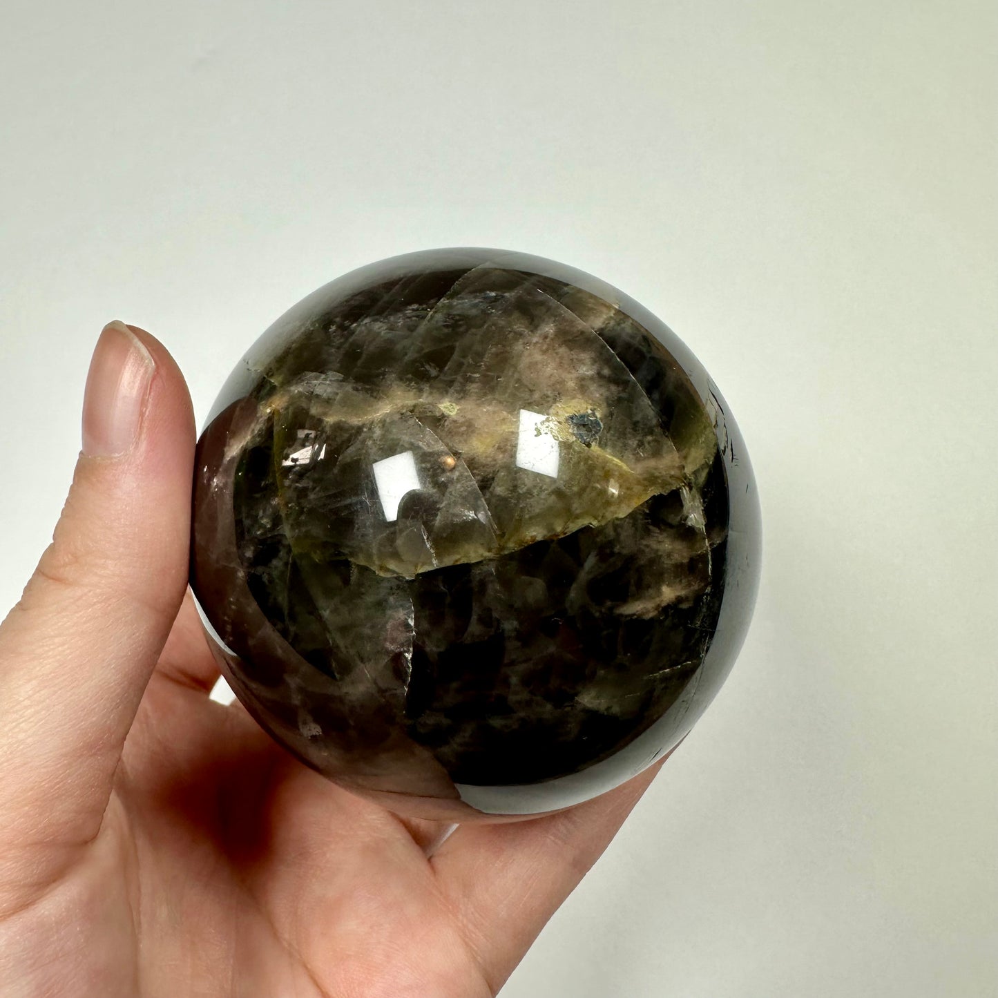 Black Moonstone Sphere (A)