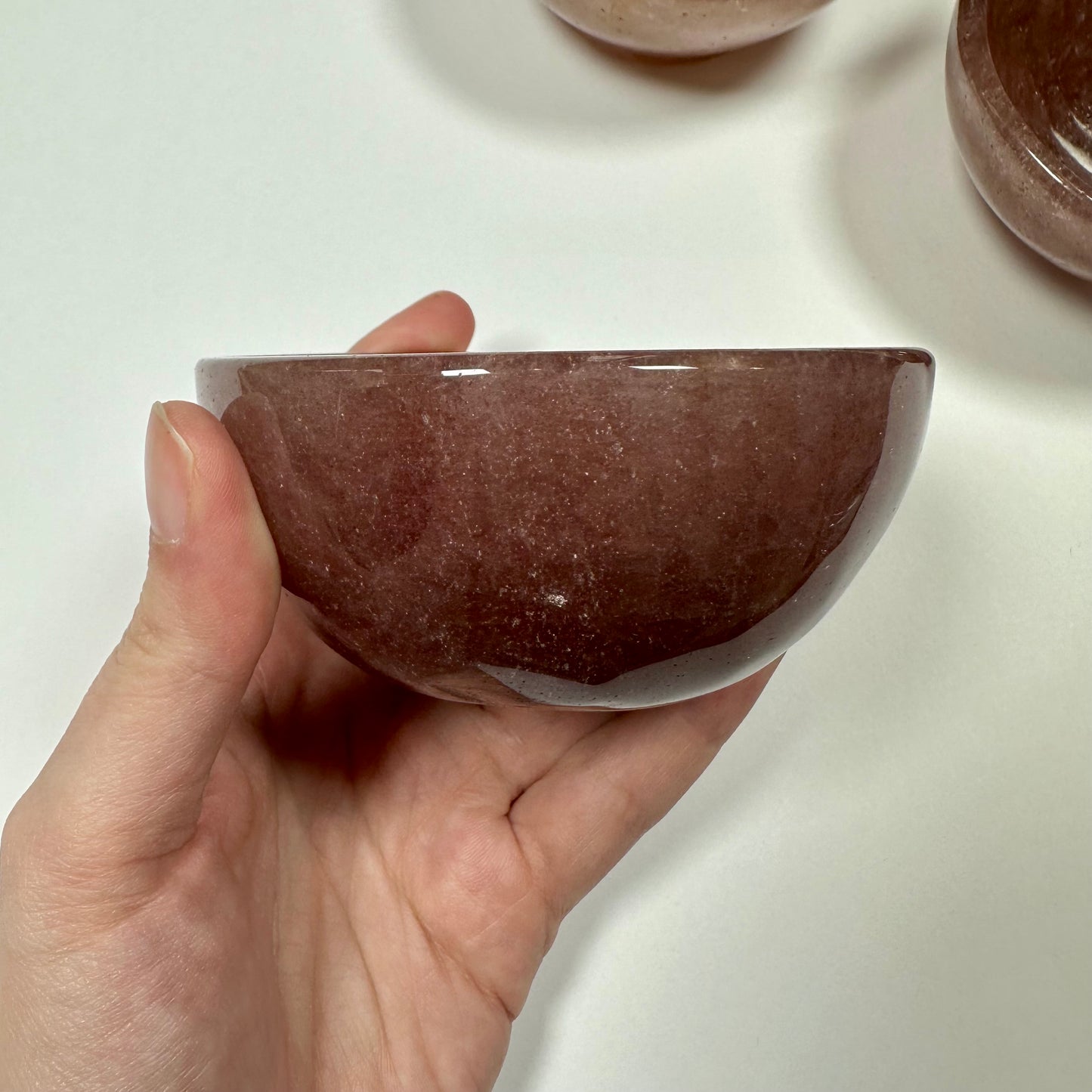 Strawberry Quartz Bowl (C)