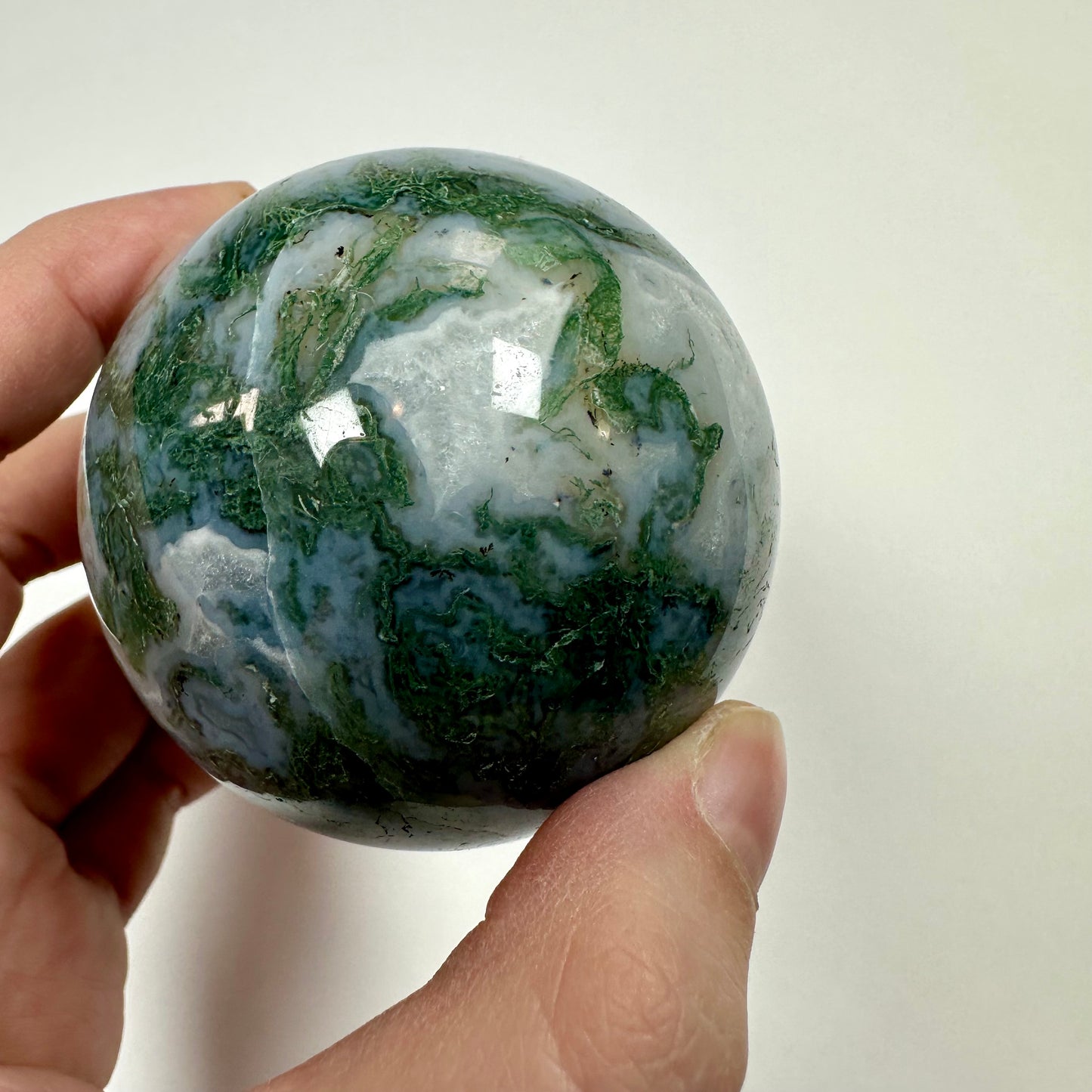 Moss Agate Sphere (B)
