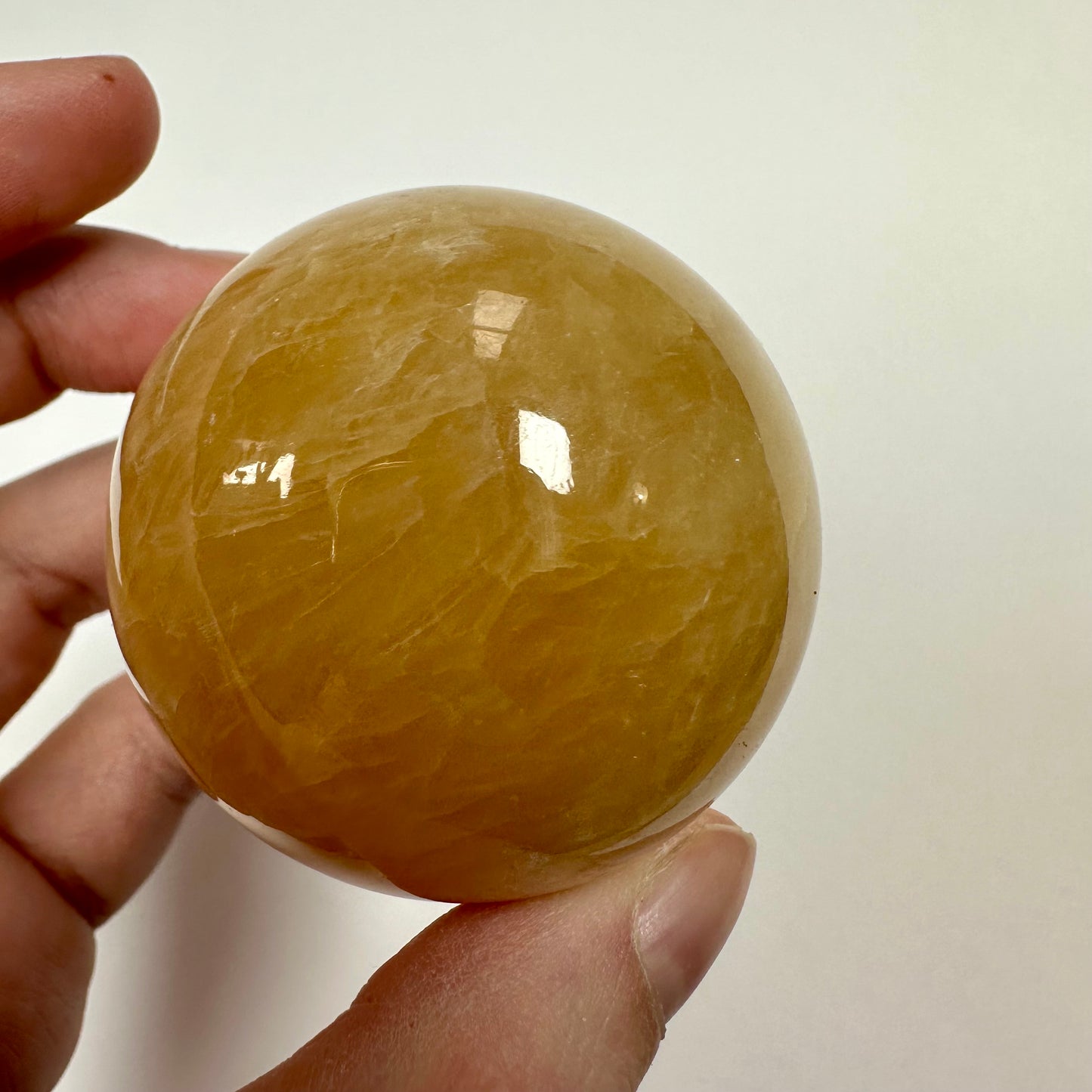 Orange Calcite Sphere (B)