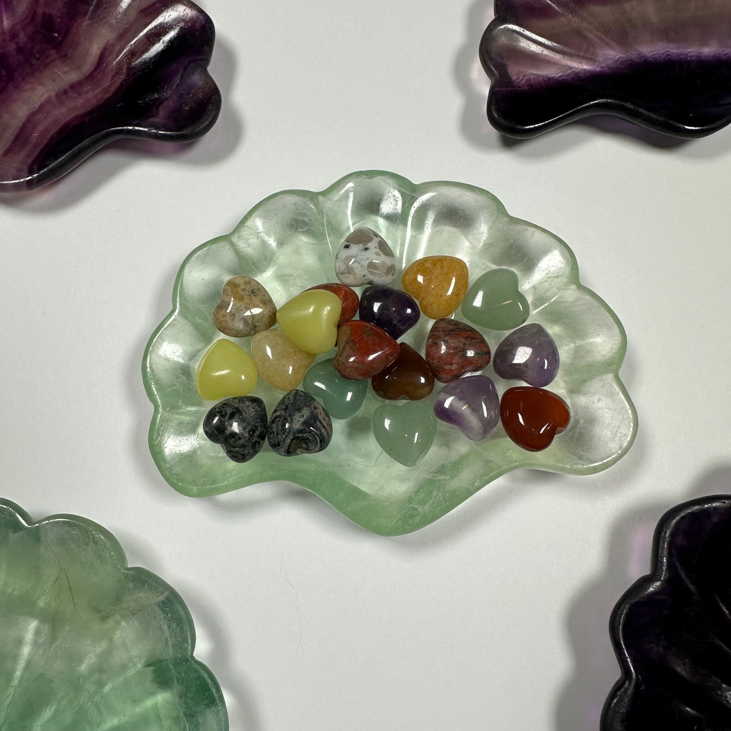 Fluorite Seashell Bowl (D)