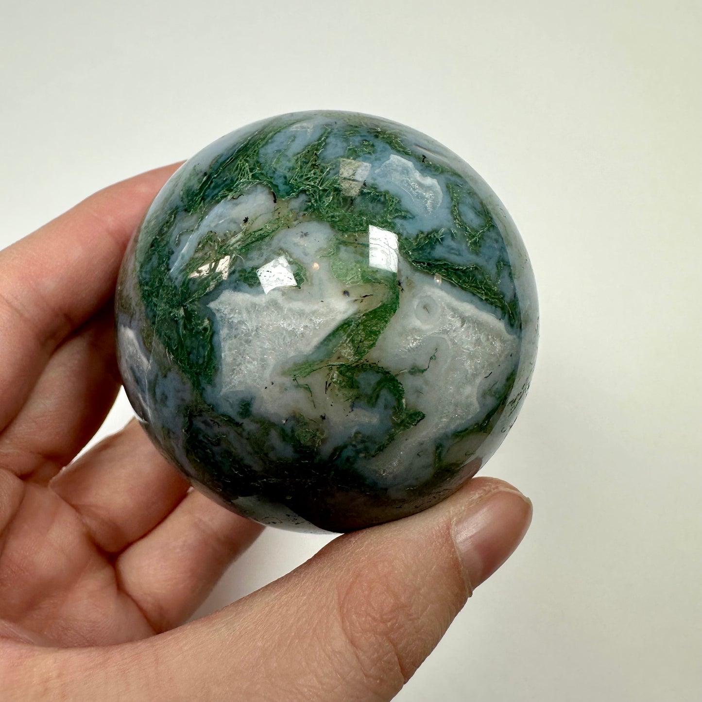 Moss Agate Sphere (B)