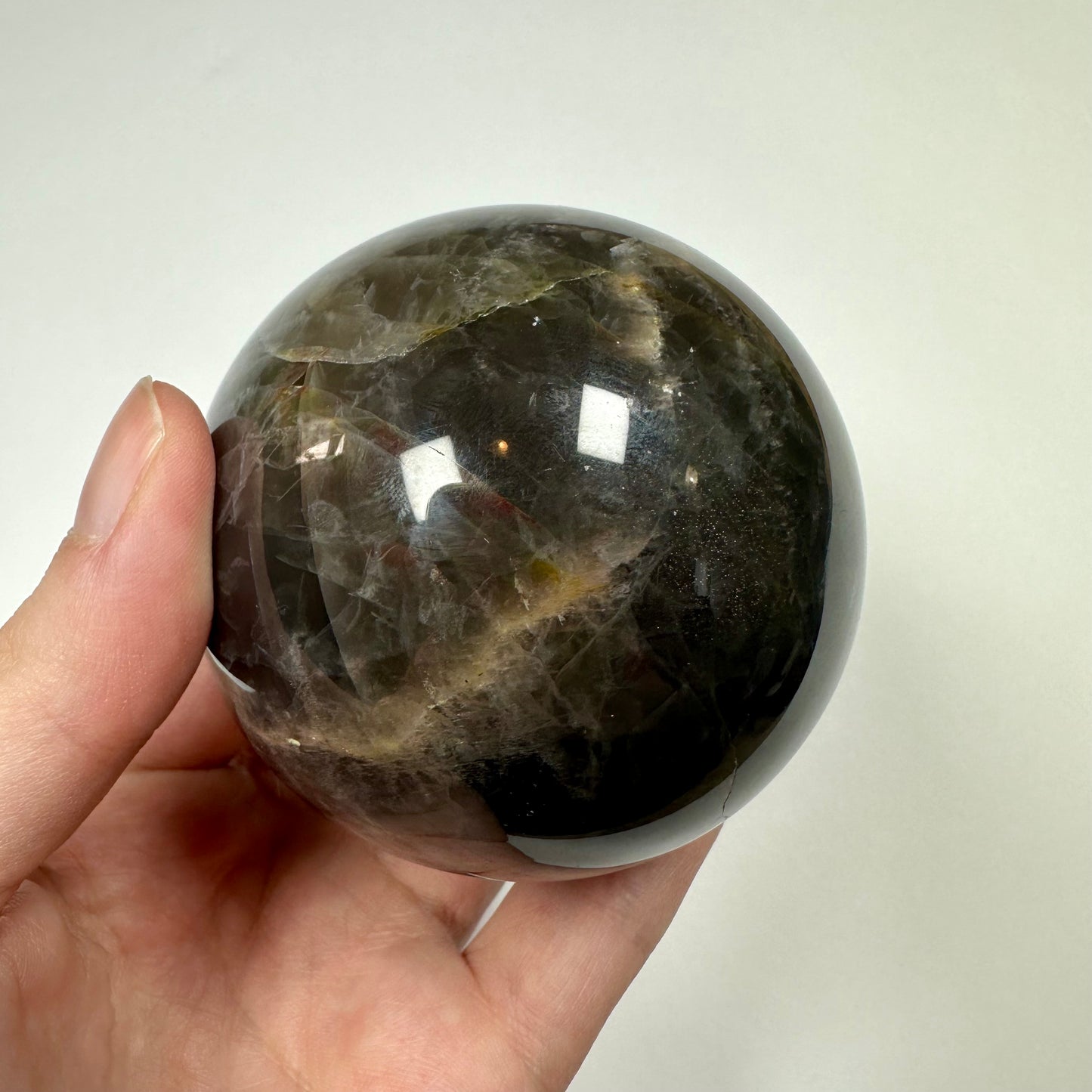 Black Moonstone Sphere (A)