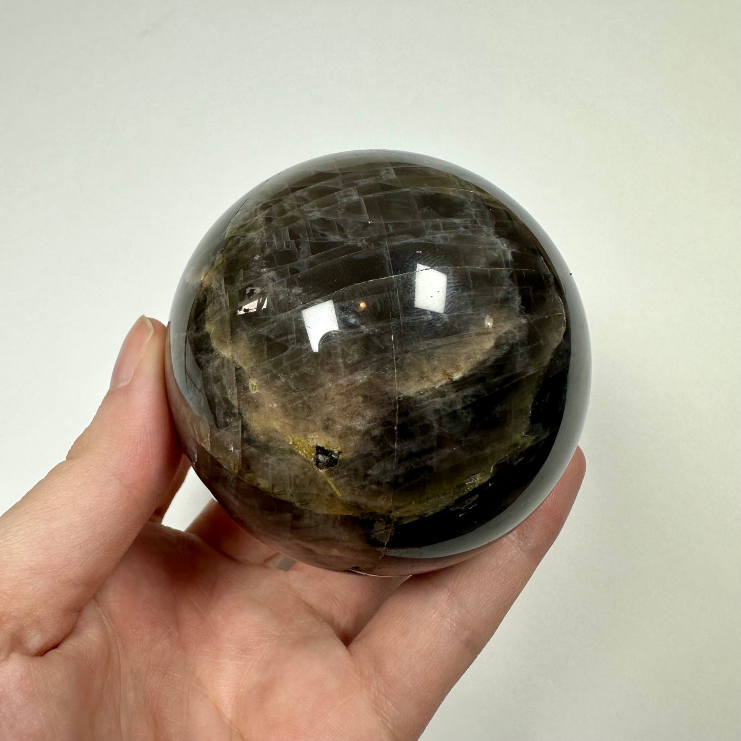 Black Moonstone Sphere (A)