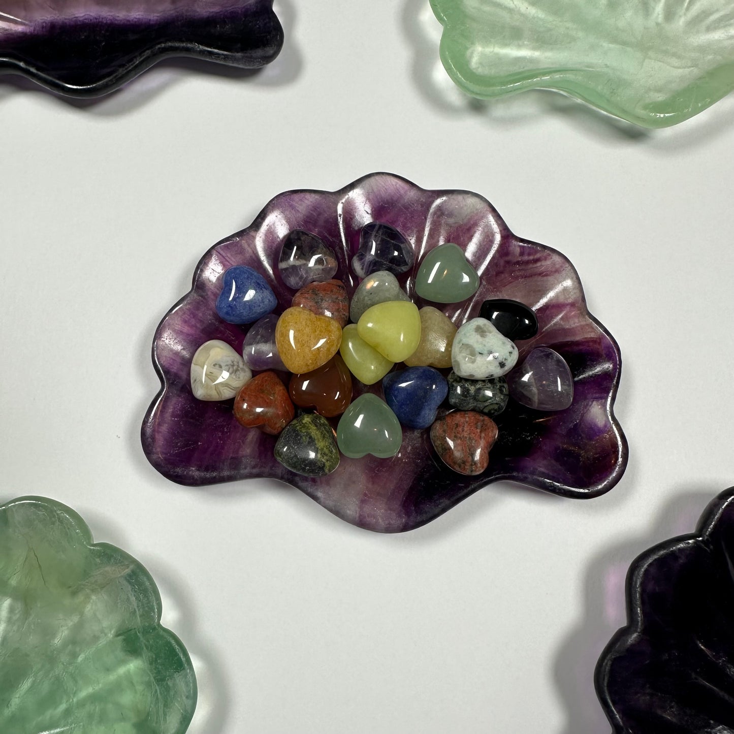 Fluorite Seashell Bowl (B)