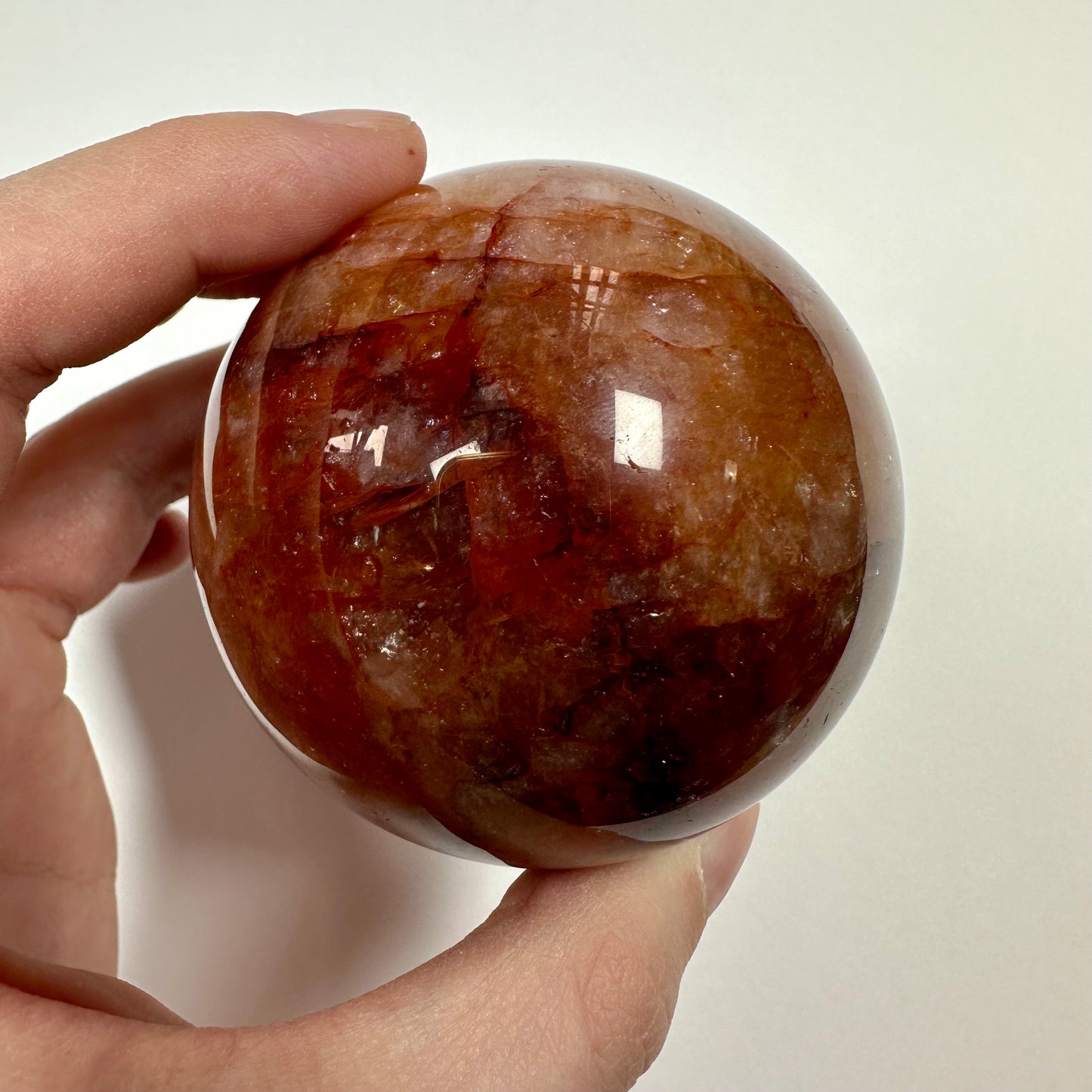 Fire quartz Sphere (A)