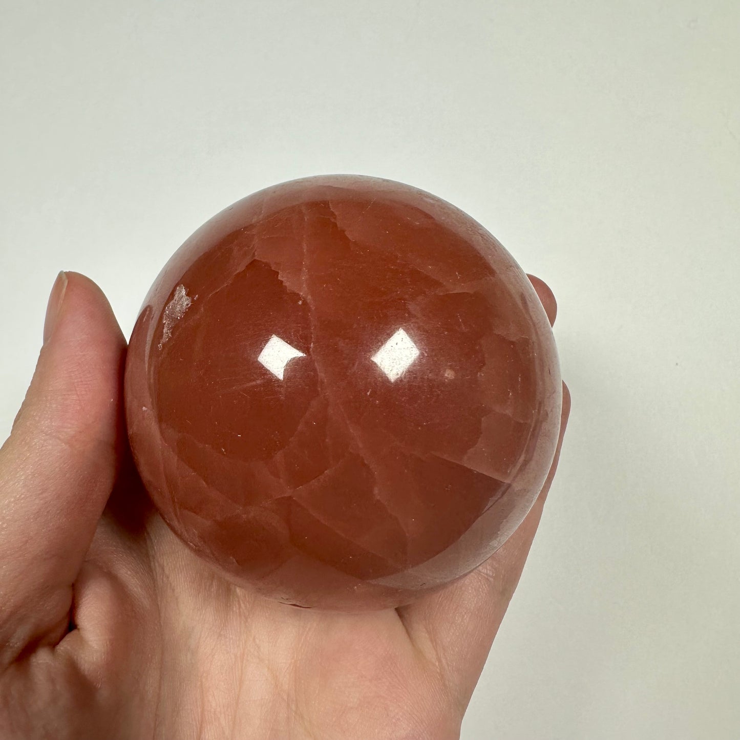 Rose Calcite Sphere (A)