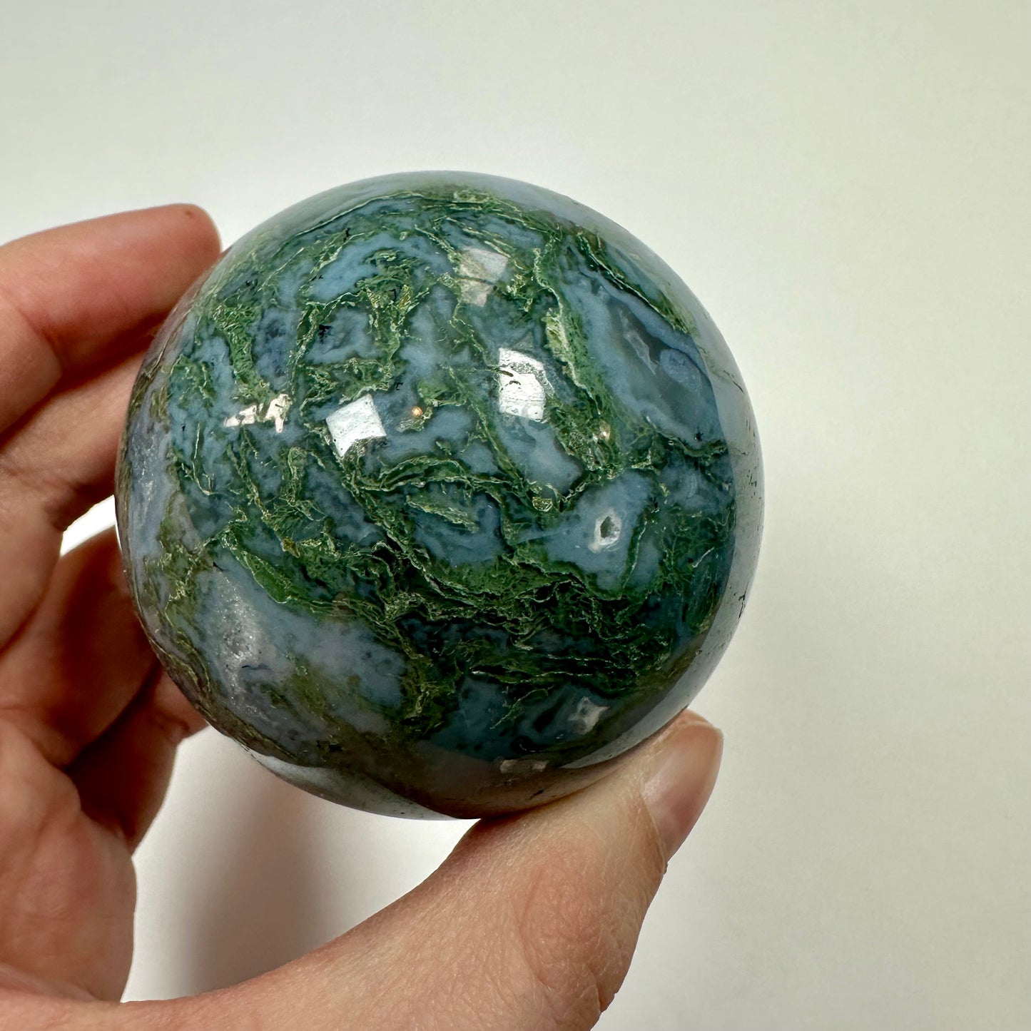 Moss Agate Sphere (B)