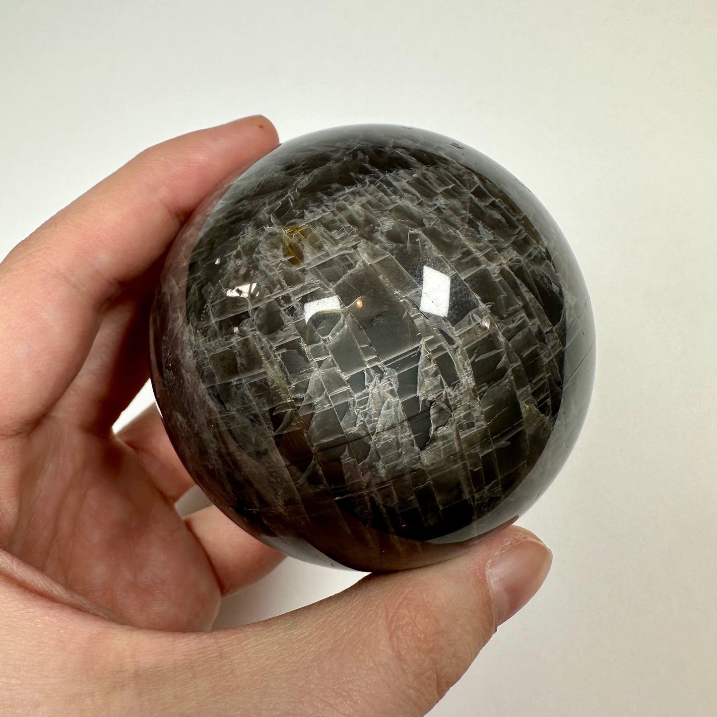 Black Moonstone Sphere (A)