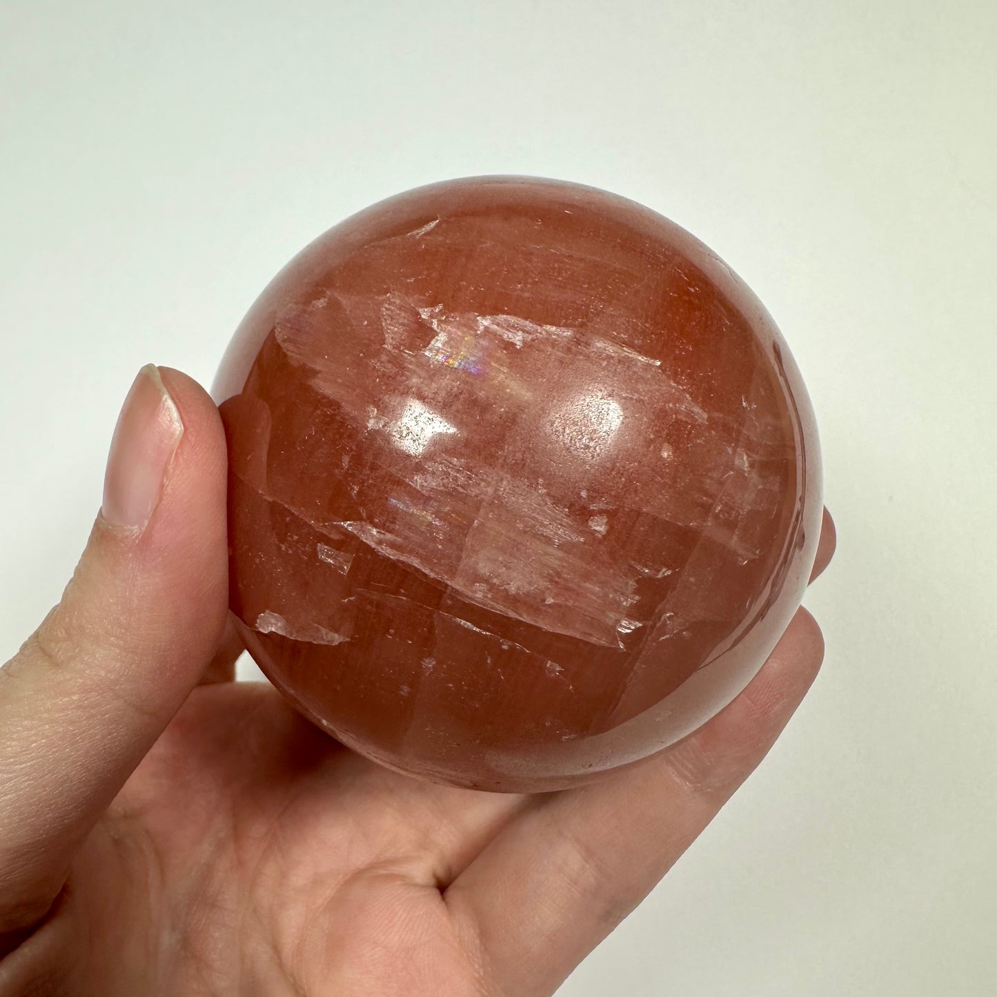 Rose Calcite Sphere (A)