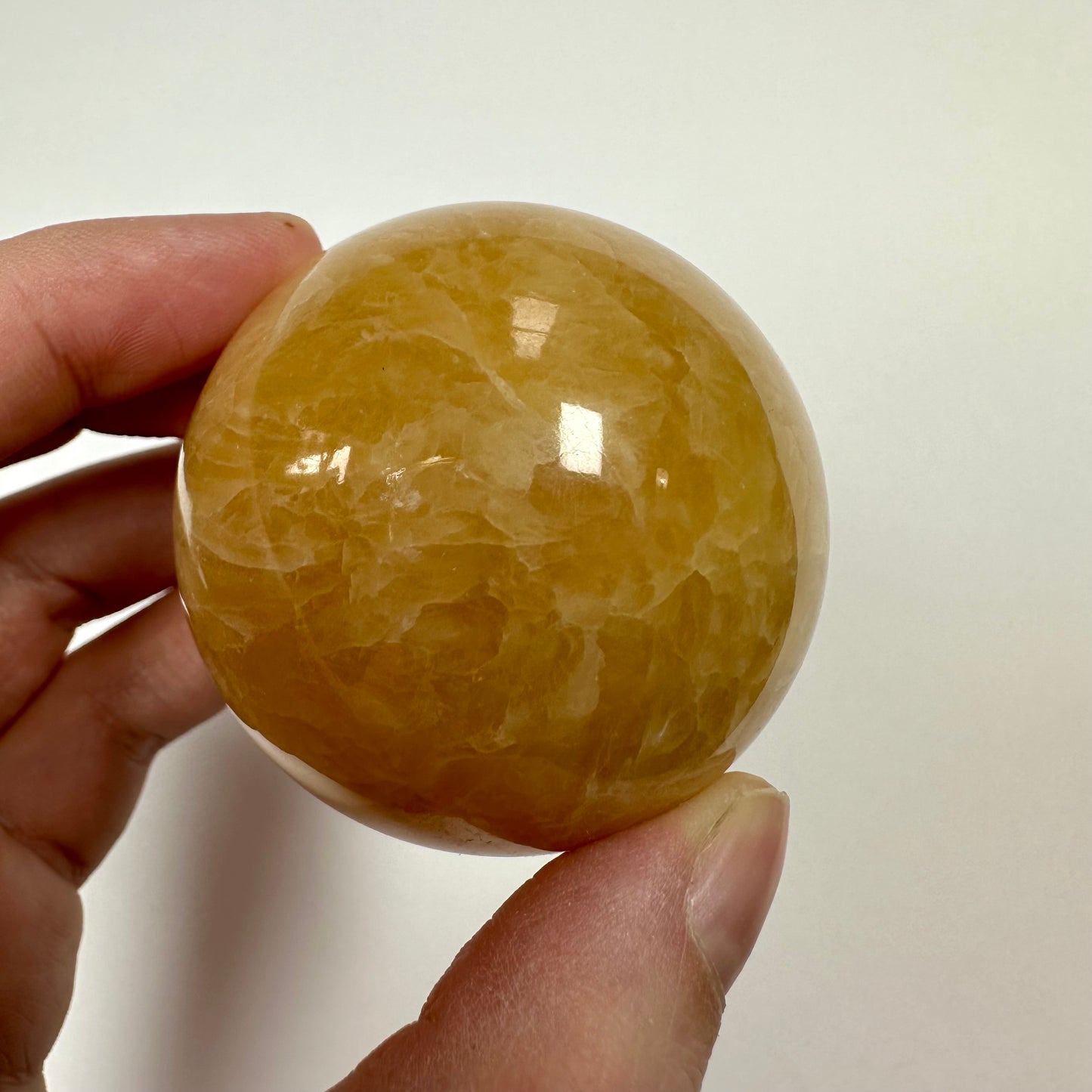 Orange Calcite Sphere (B)