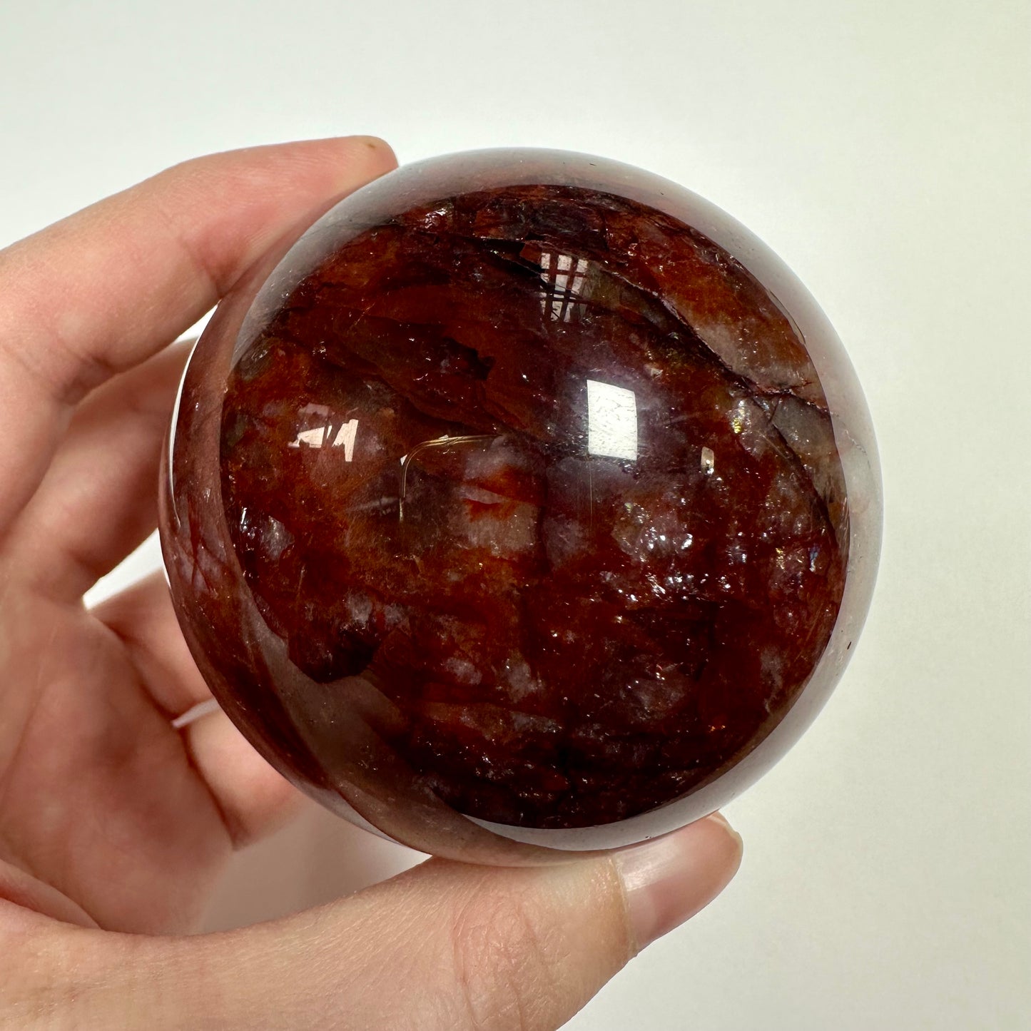 Fire quartz Sphere (A)