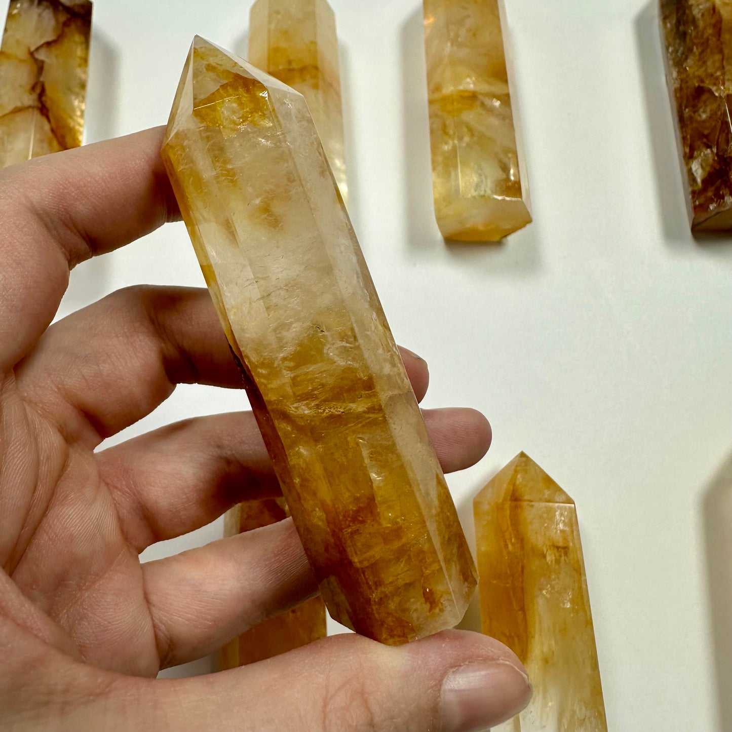 Golden Healer Quartz Tower (B)