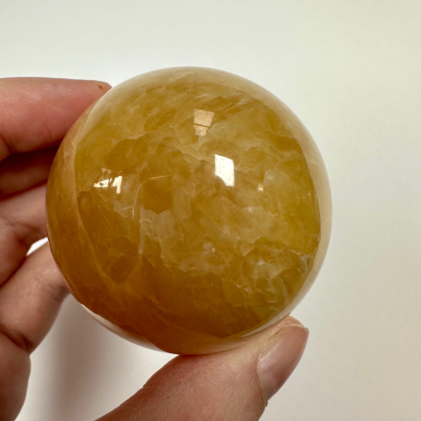 Orange Calcite Sphere (B)