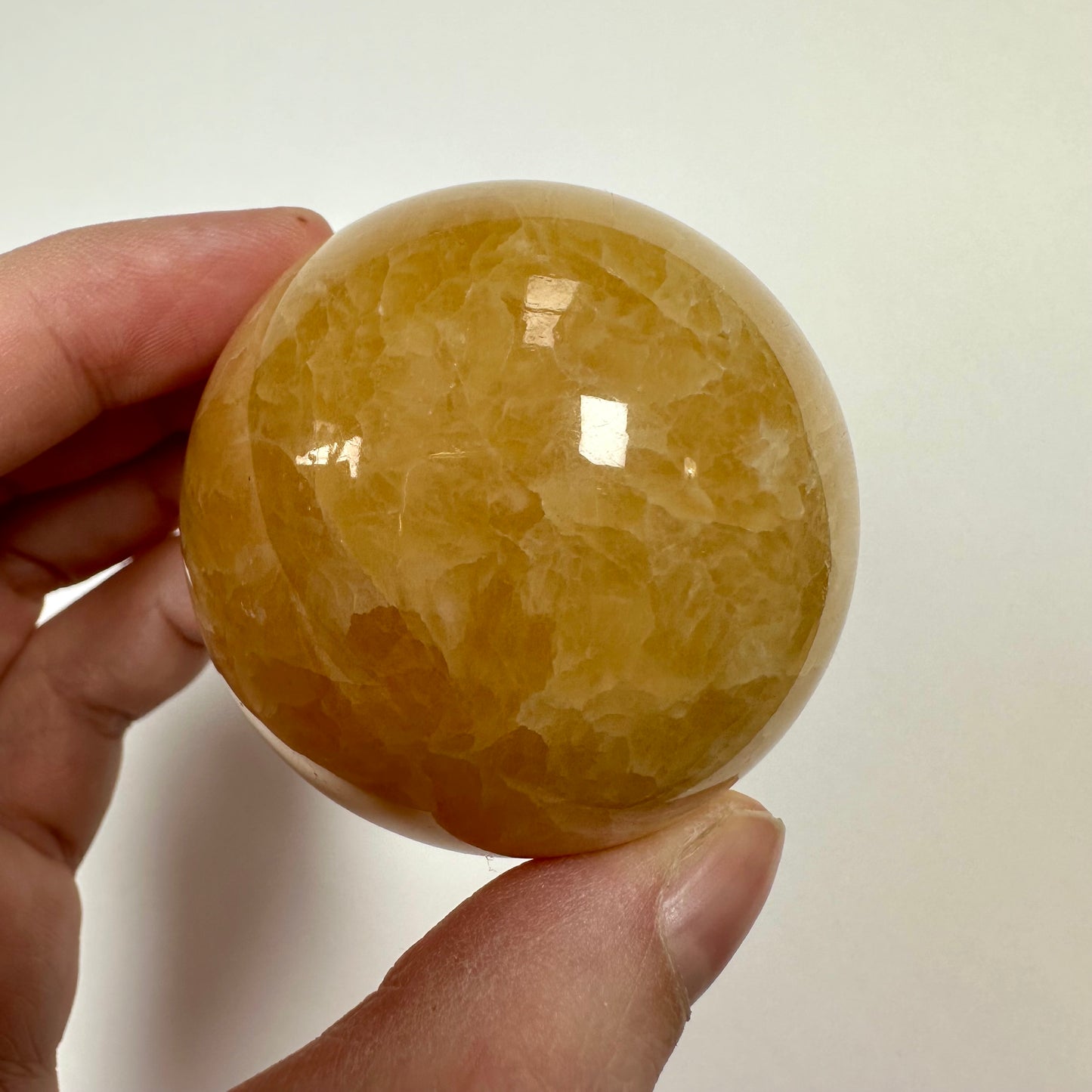 Orange Calcite Sphere (B)