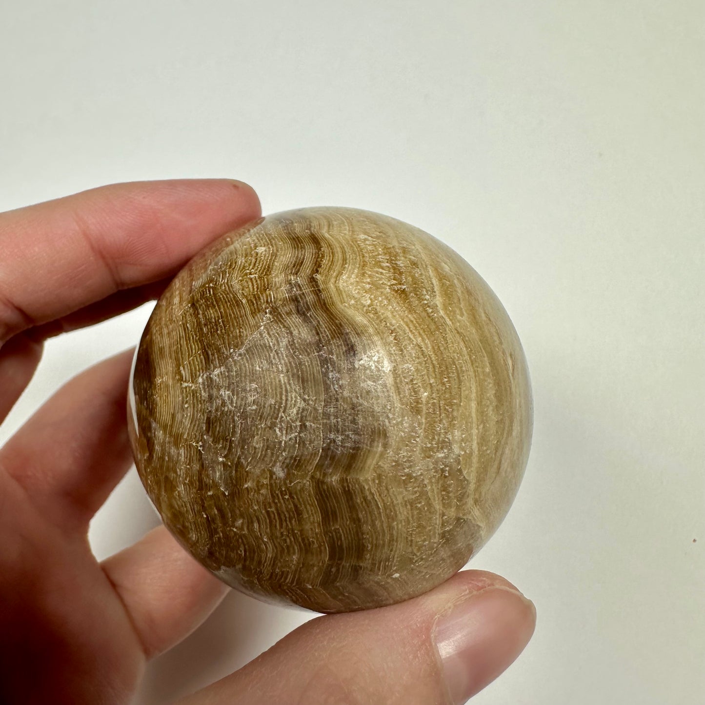 Chocolate Calcite Sphere