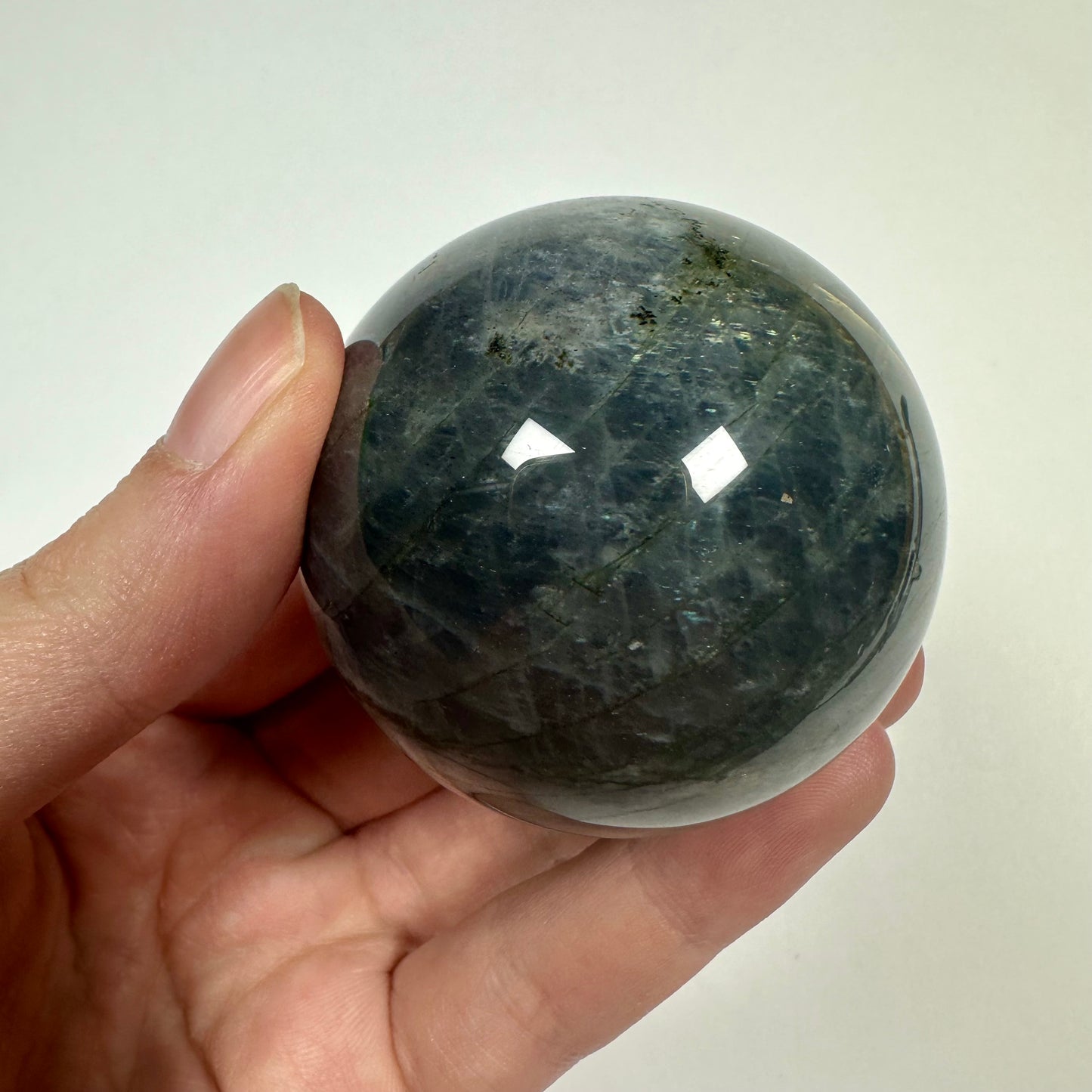 Sunset Flash Labradorite Sphere
