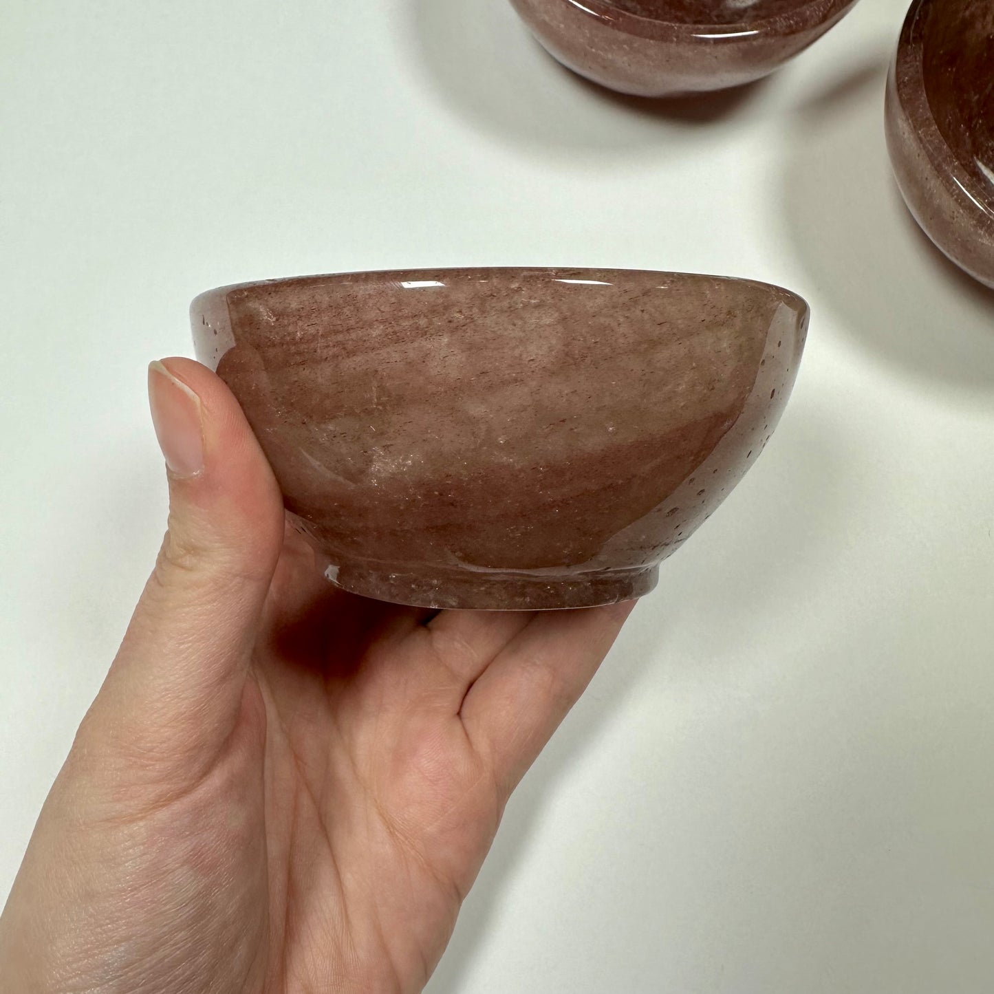 Strawberry Quartz Bowl (B)