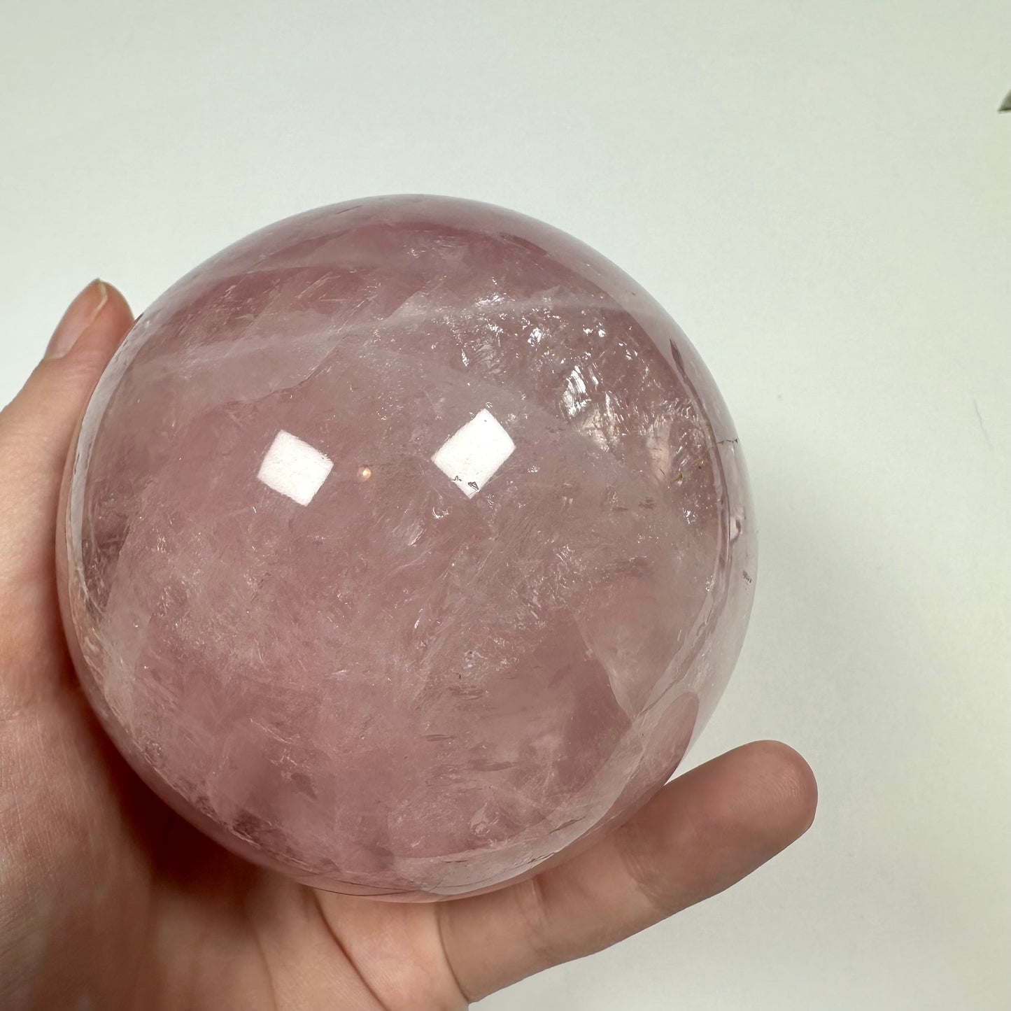 Large Rose Quartz Sphere