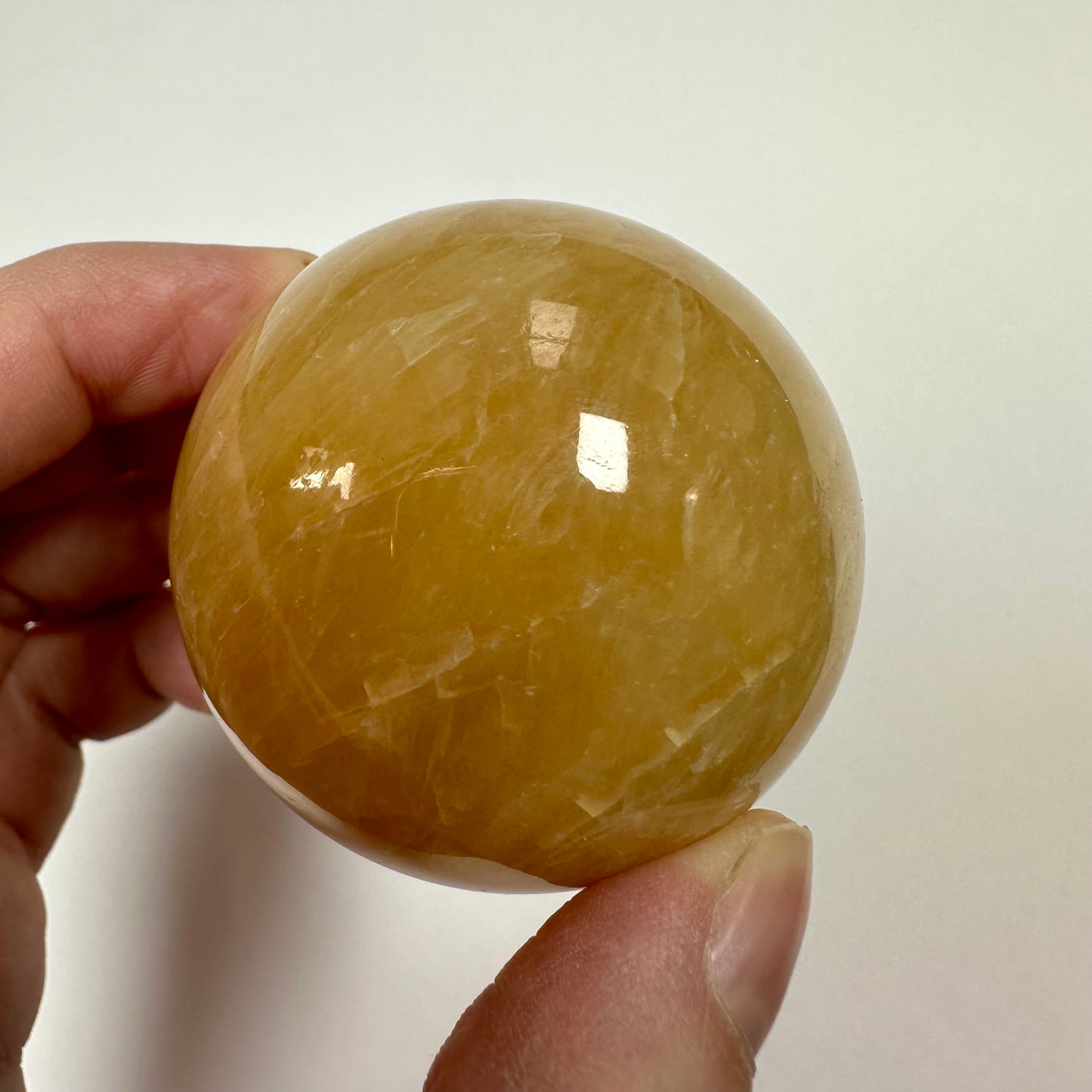Orange Calcite Sphere (B)