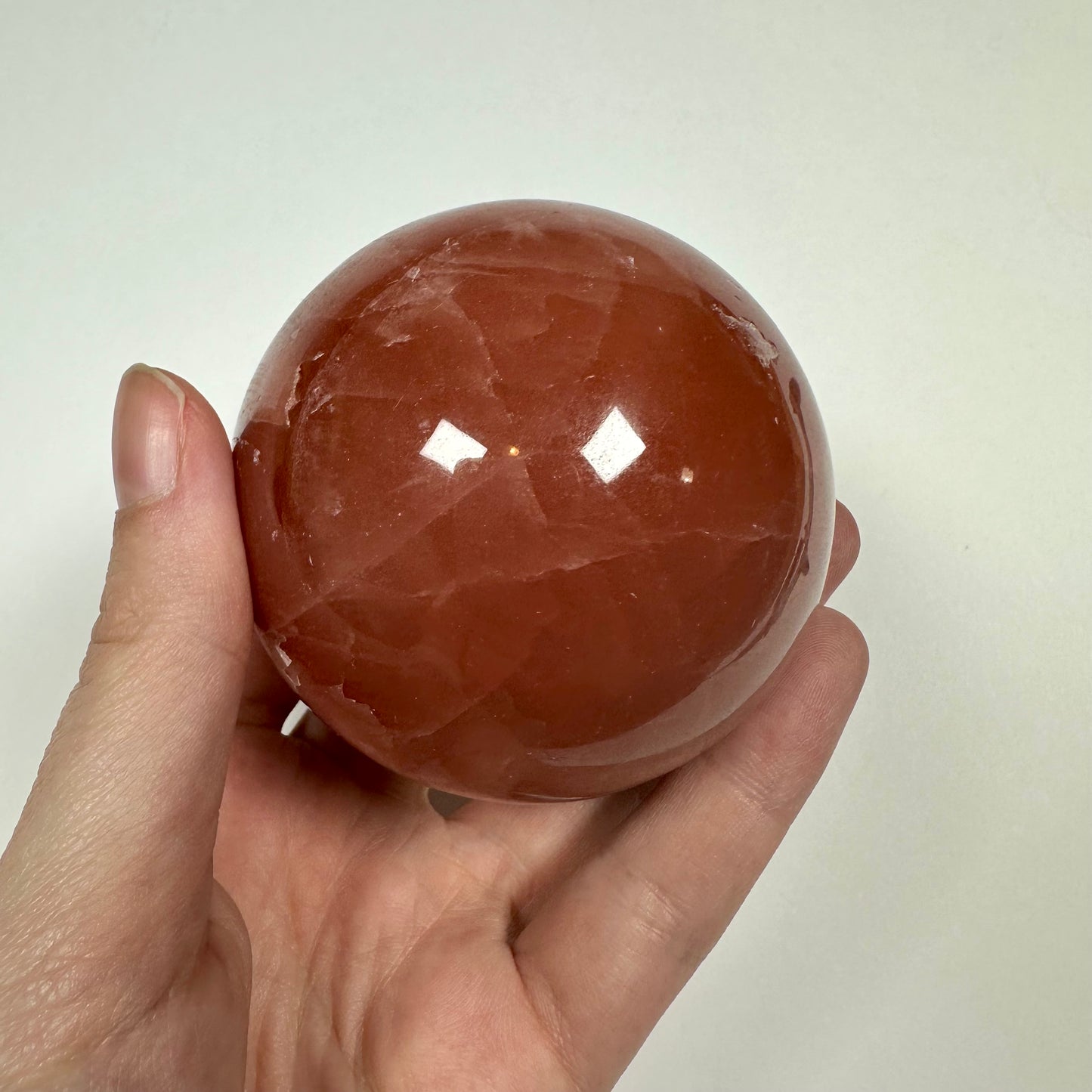 Rose Calcite Sphere (A)