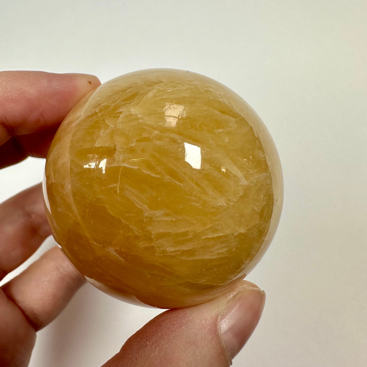 Orange Calcite Sphere (B)