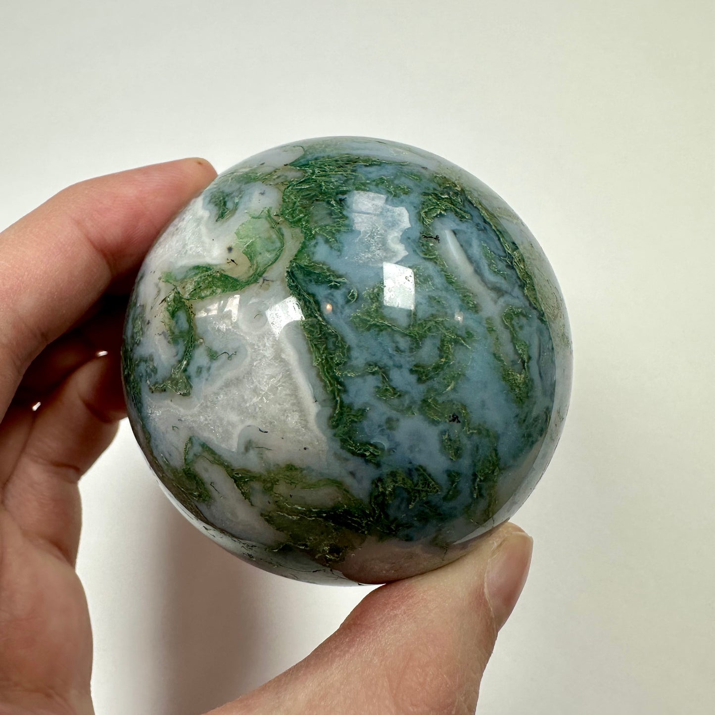 Moss Agate Sphere (B)
