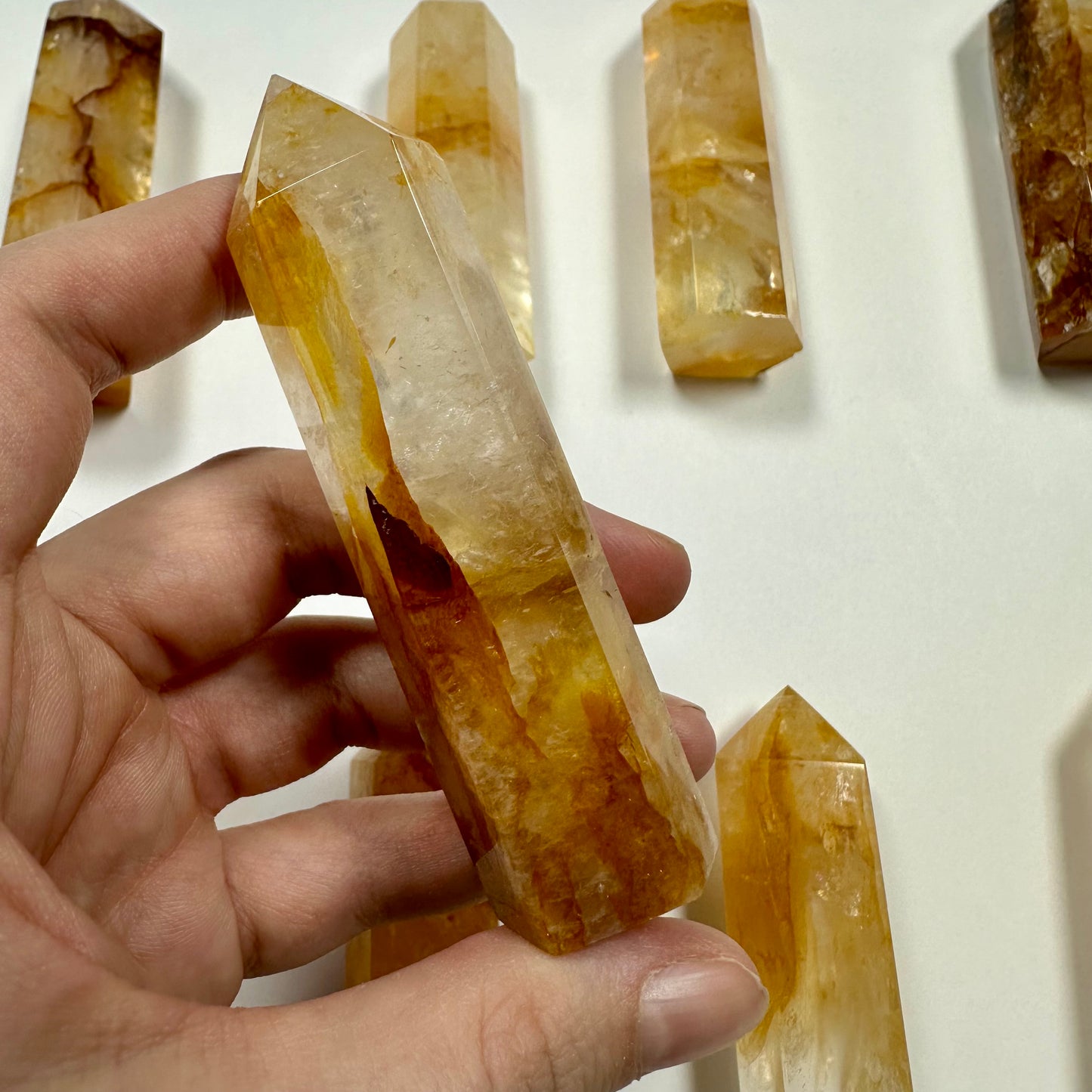 Golden Healer Quartz Tower (B)