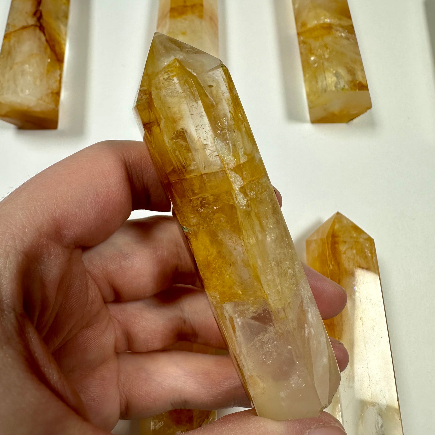 Golden Healer Quartz Tower (C)