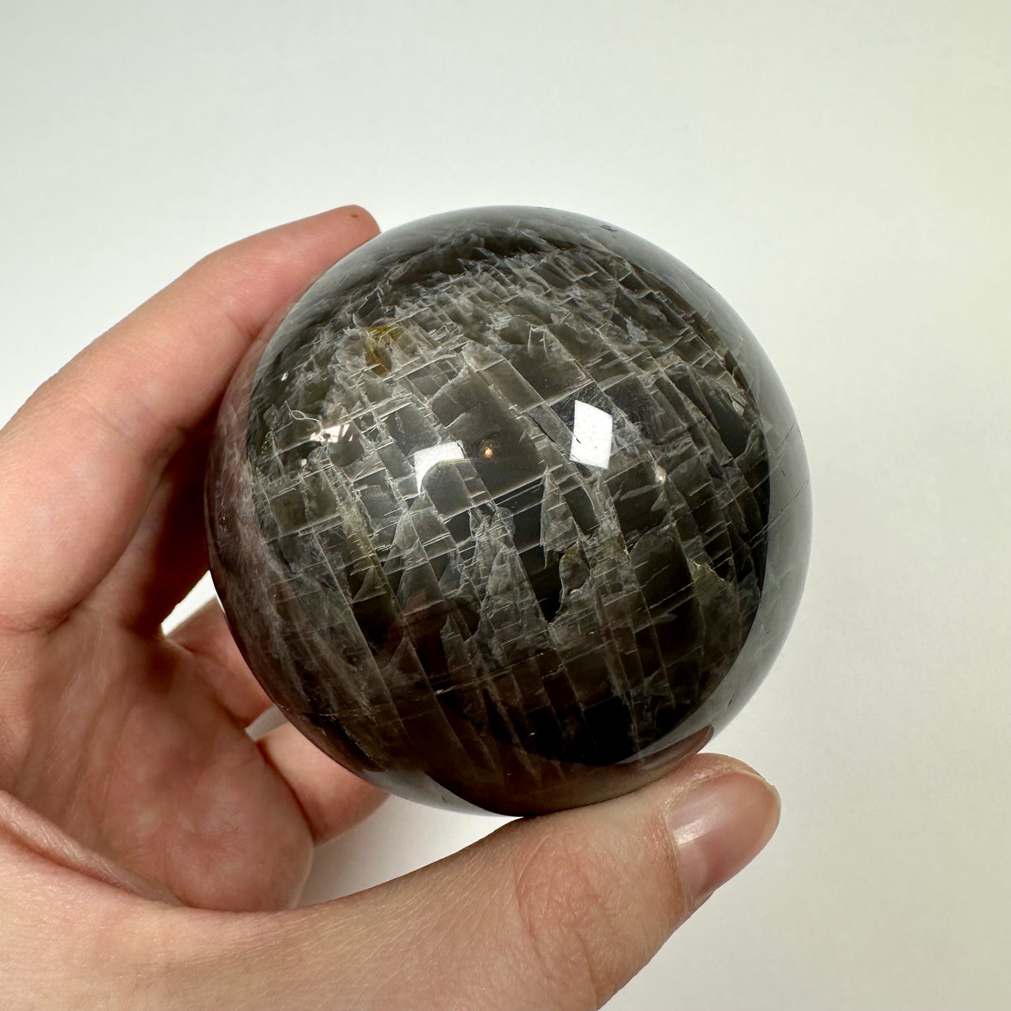 Black Moonstone Sphere (A)
