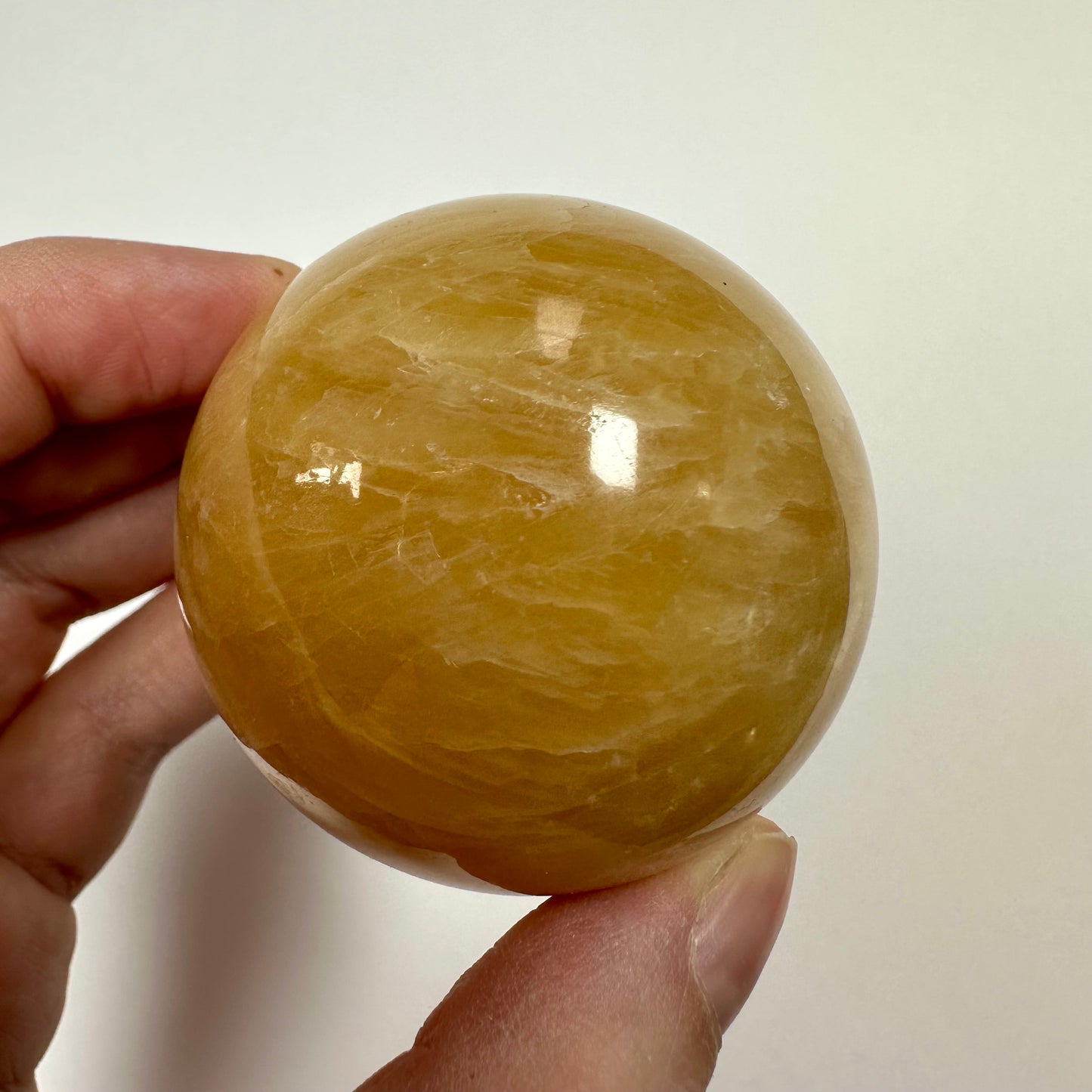 Orange Calcite Sphere (B)