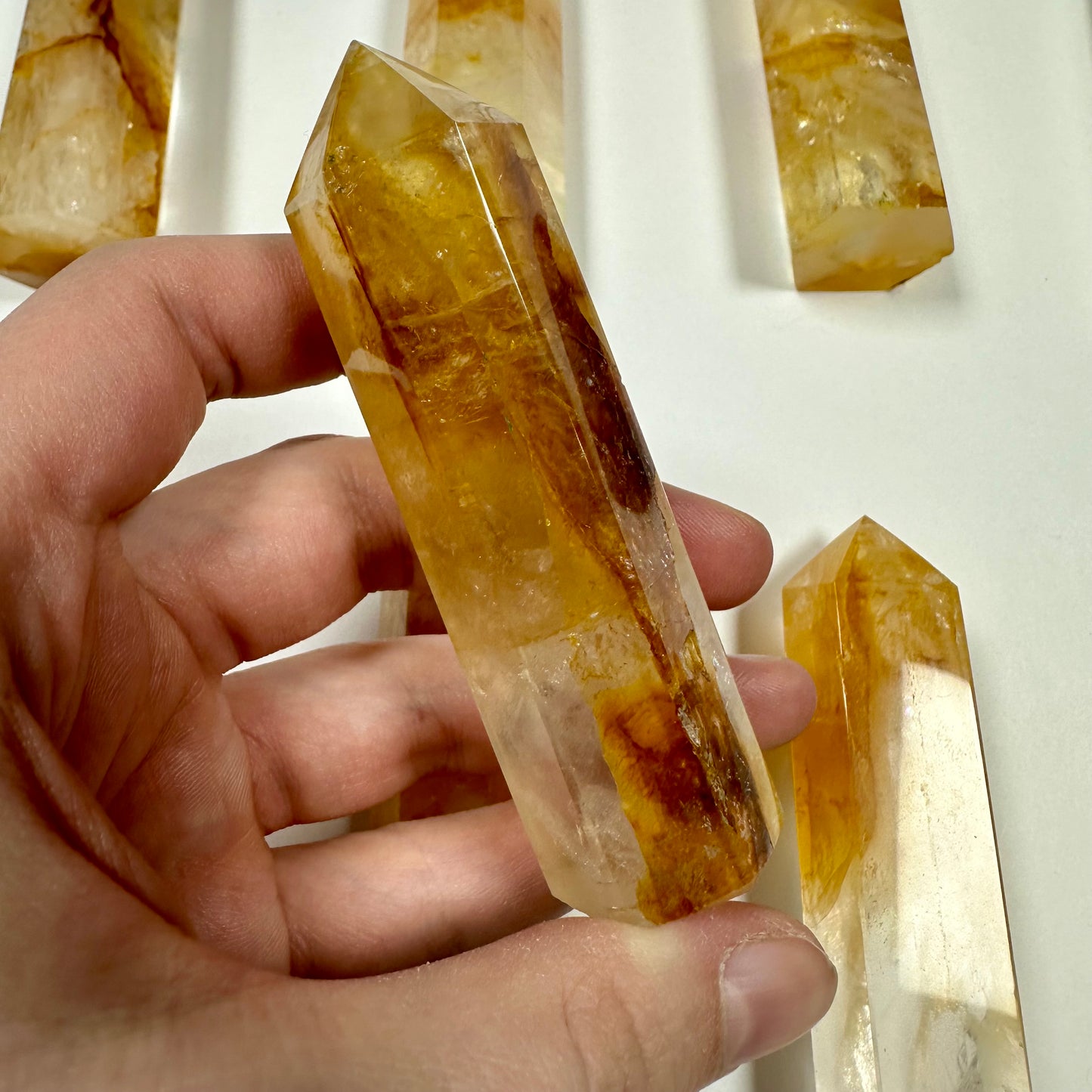 Golden Healer Quartz Tower (C)