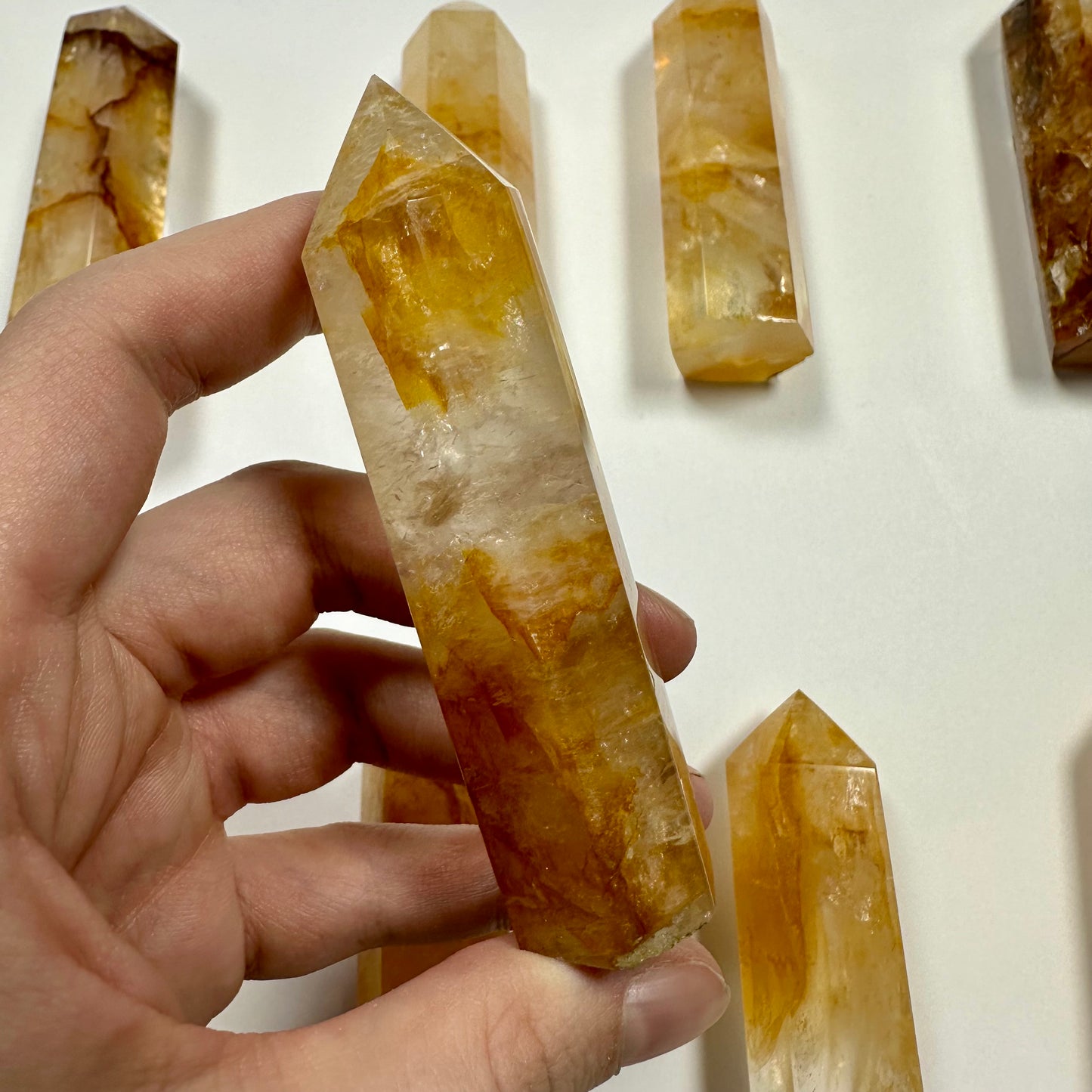Golden Healer Quartz Tower (B)