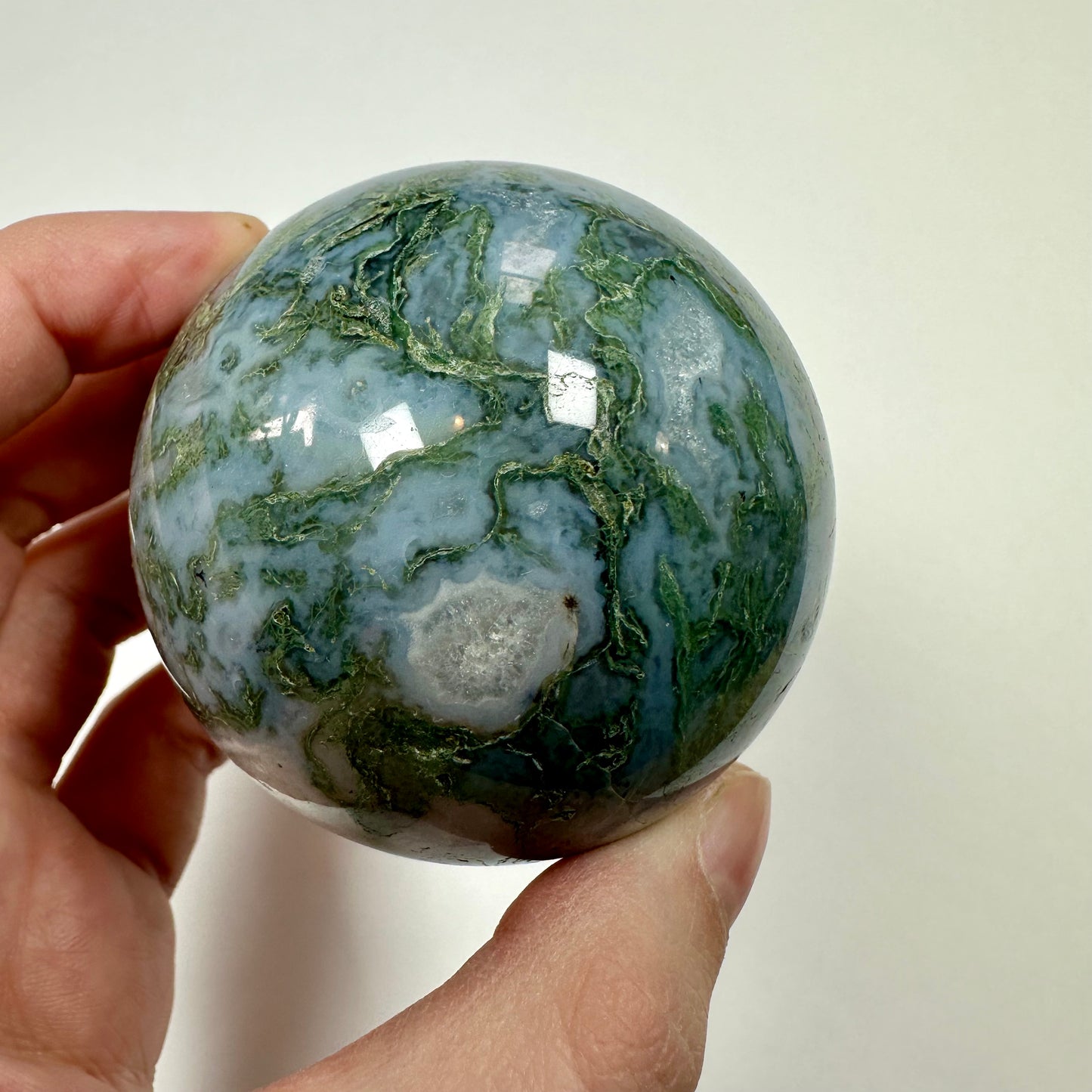 Moss Agate Sphere (B)