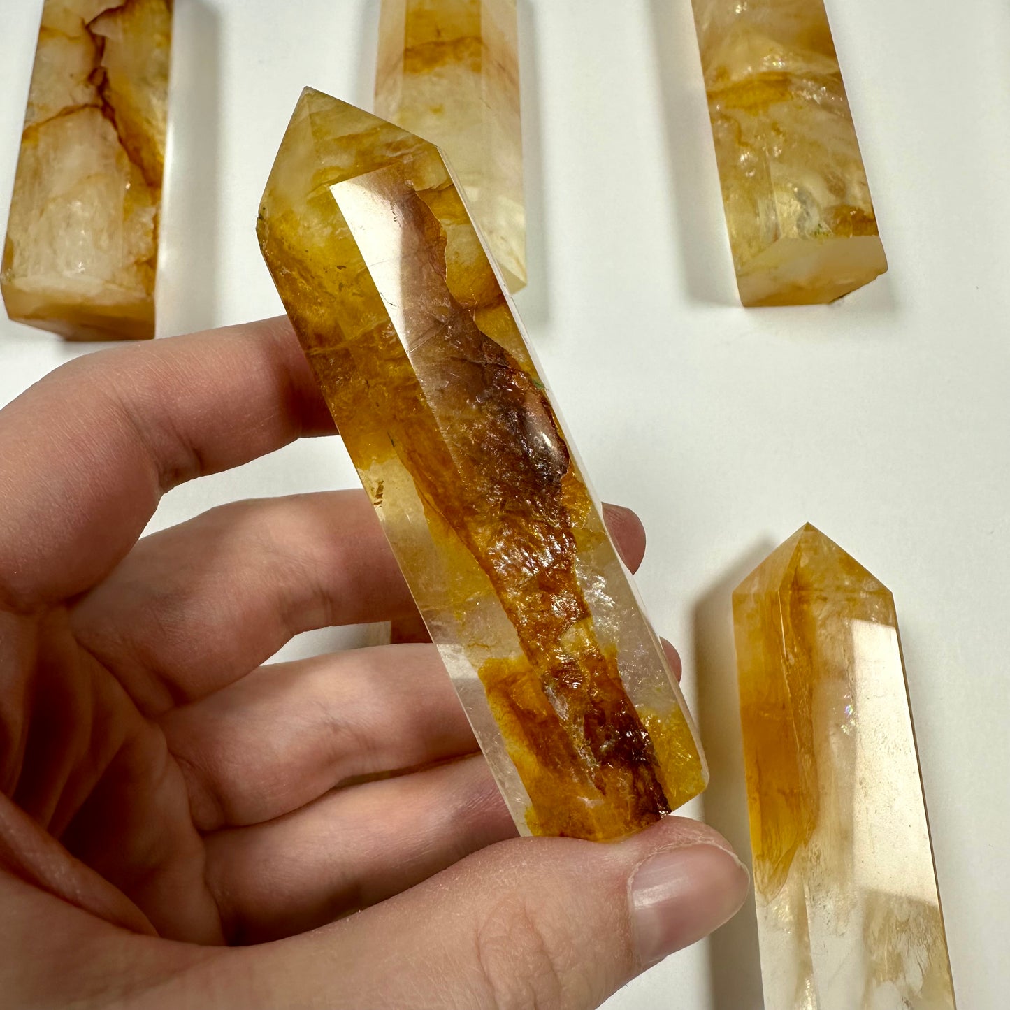 Golden Healer Quartz Tower (C)
