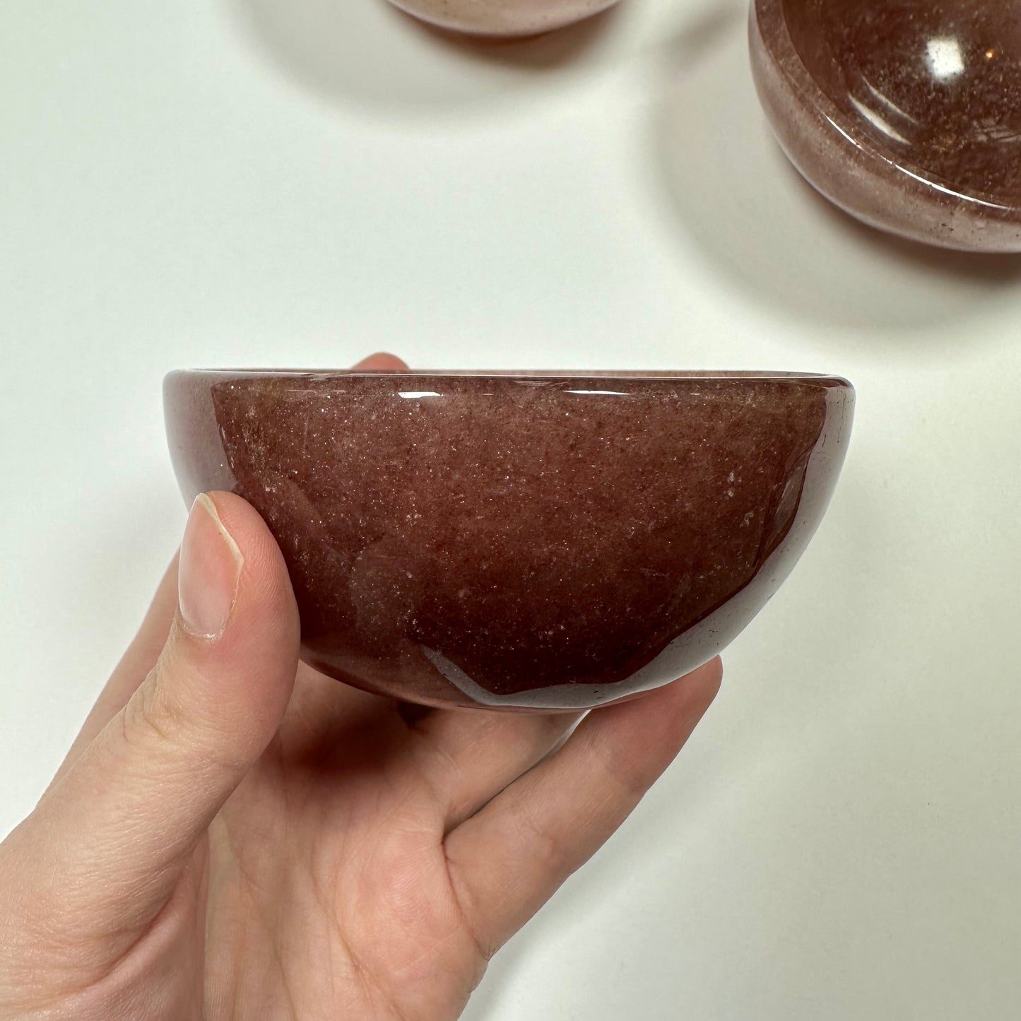 Strawberry Quartz Bowl (C)