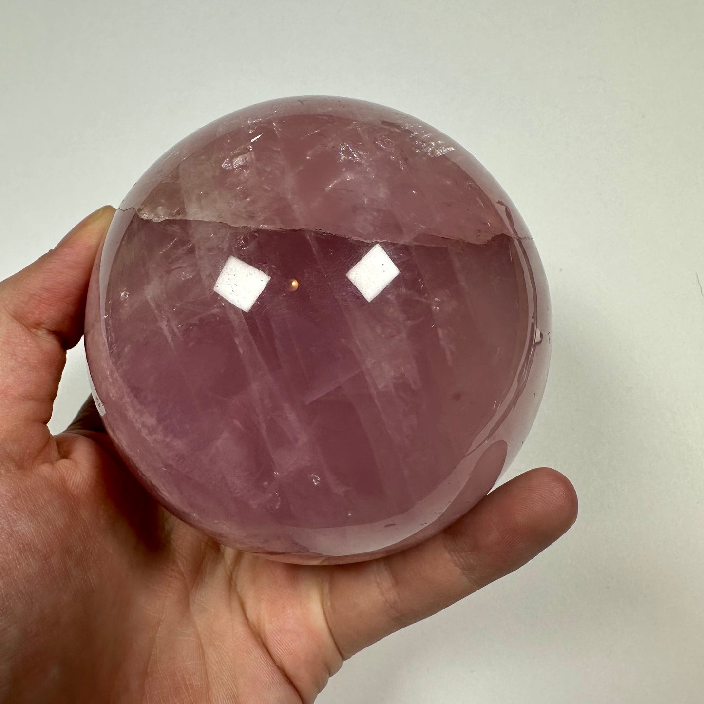 Large Rose Quartz Sphere