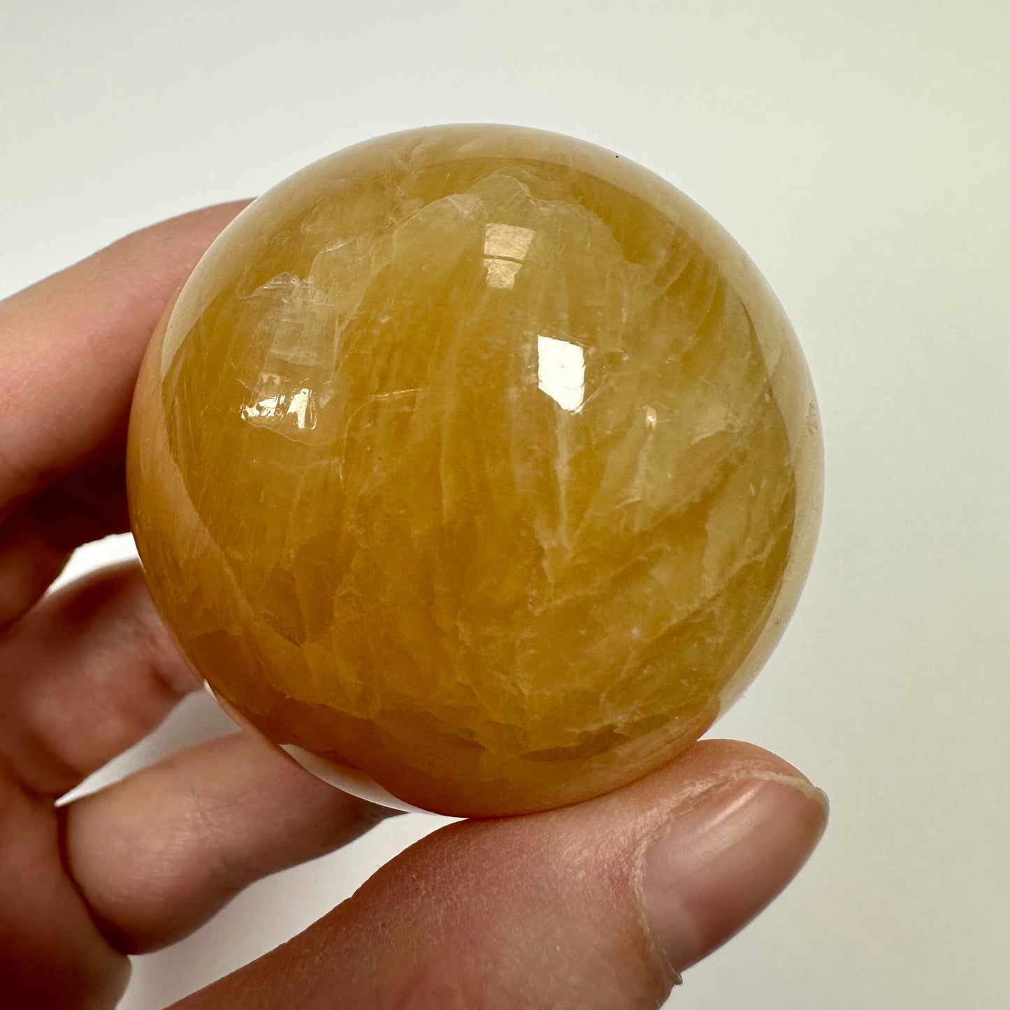 Orange Calcite Sphere (B)