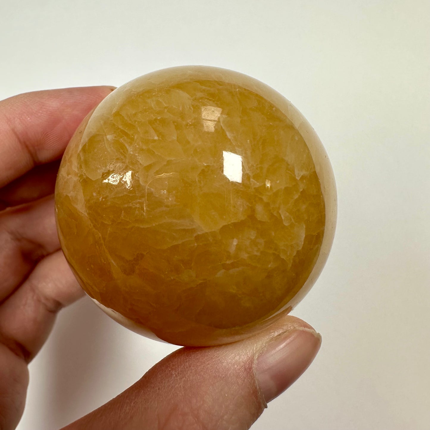 Orange Calcite Sphere (B)