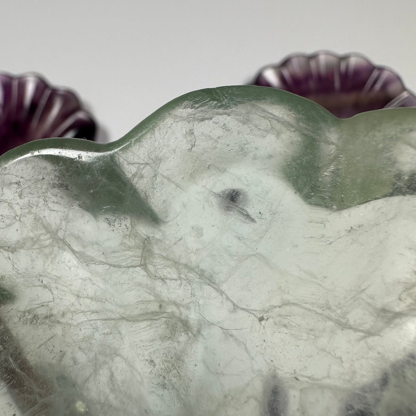 Fluorite Seashell Bowl (D)
